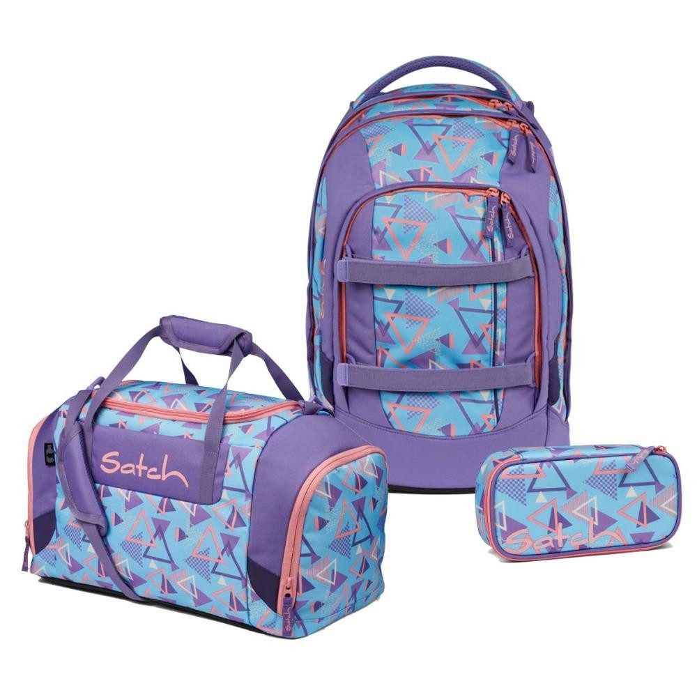 Satch Schulrucksack Pack (Set, inkl. Schlamperbox und Sporttasche)