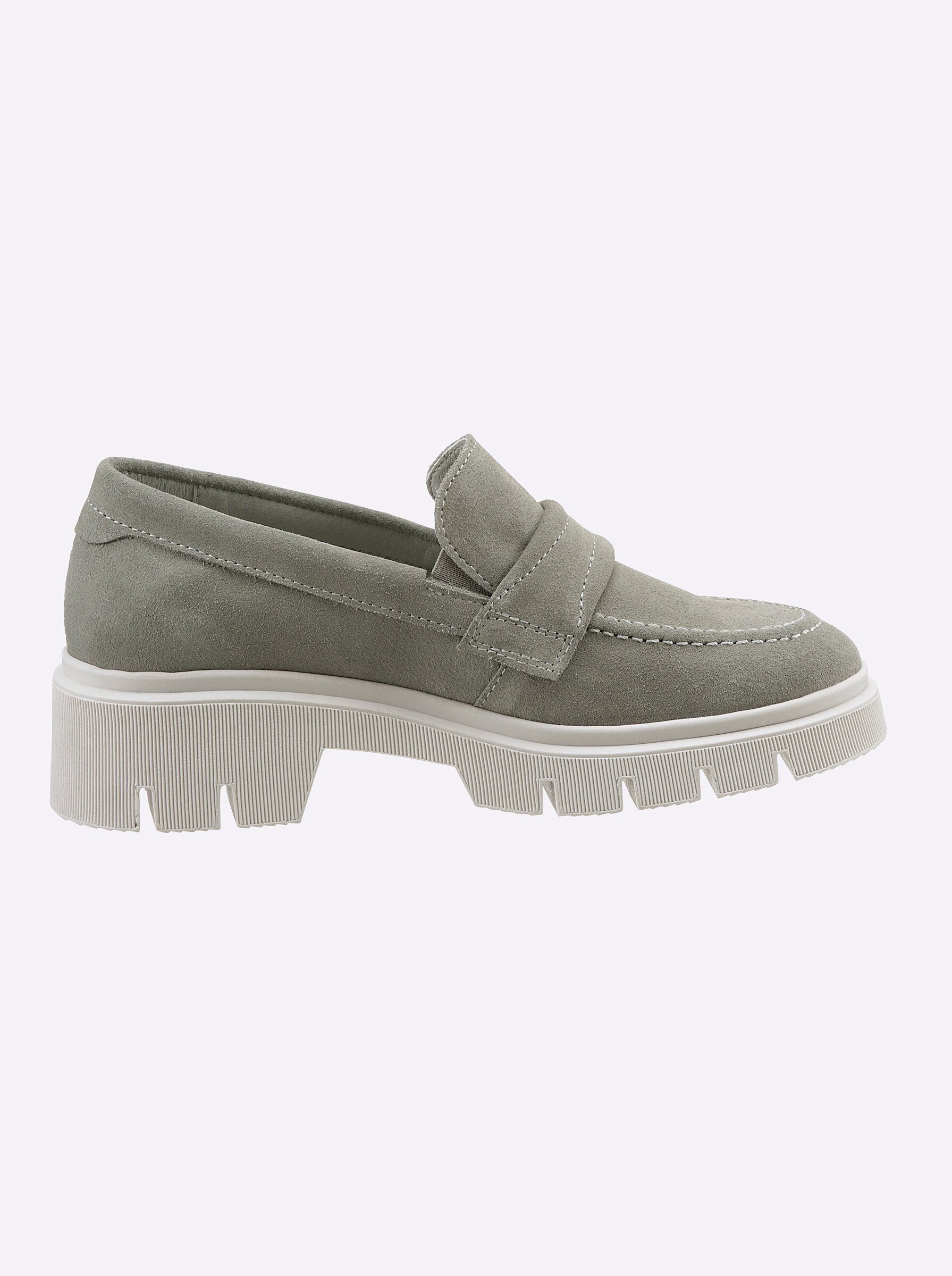 Slipper heine grau