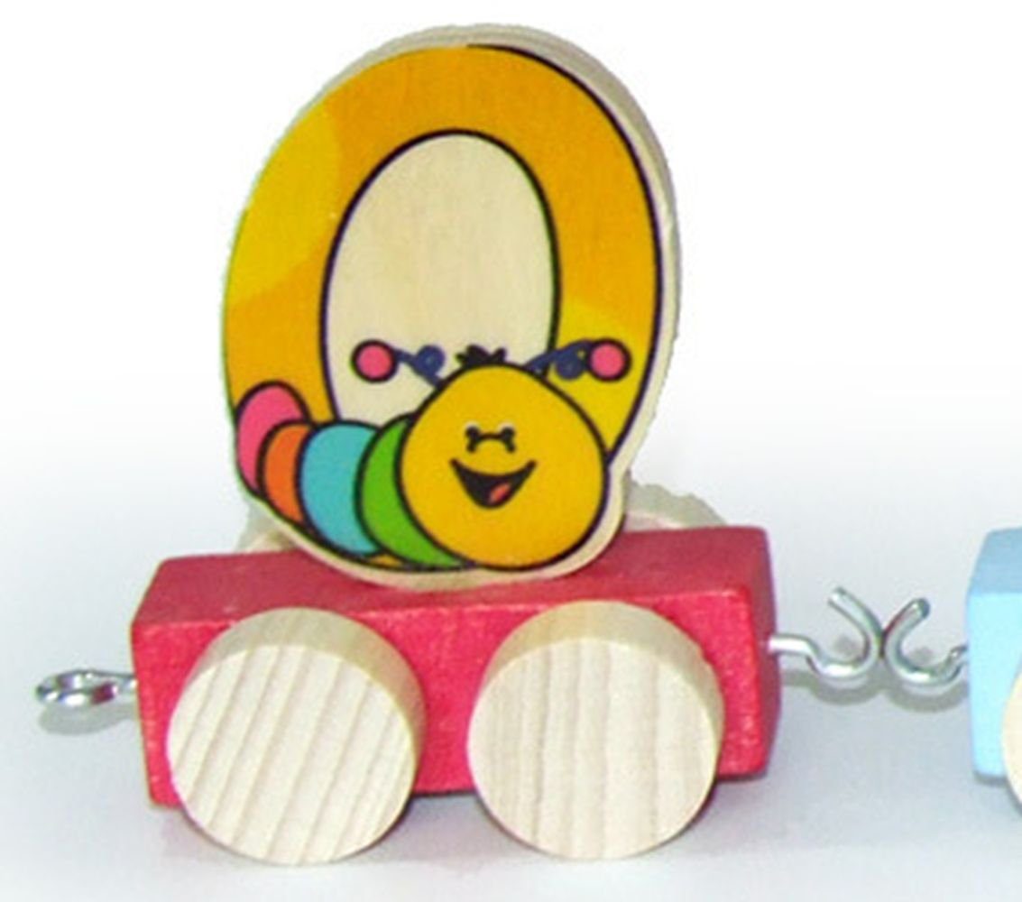 HESS SPIELZEUG Spielzeug-Auto Holzdekoration Zahlenzug Ziffer 0 BxLxH 50x30x70mm NEU