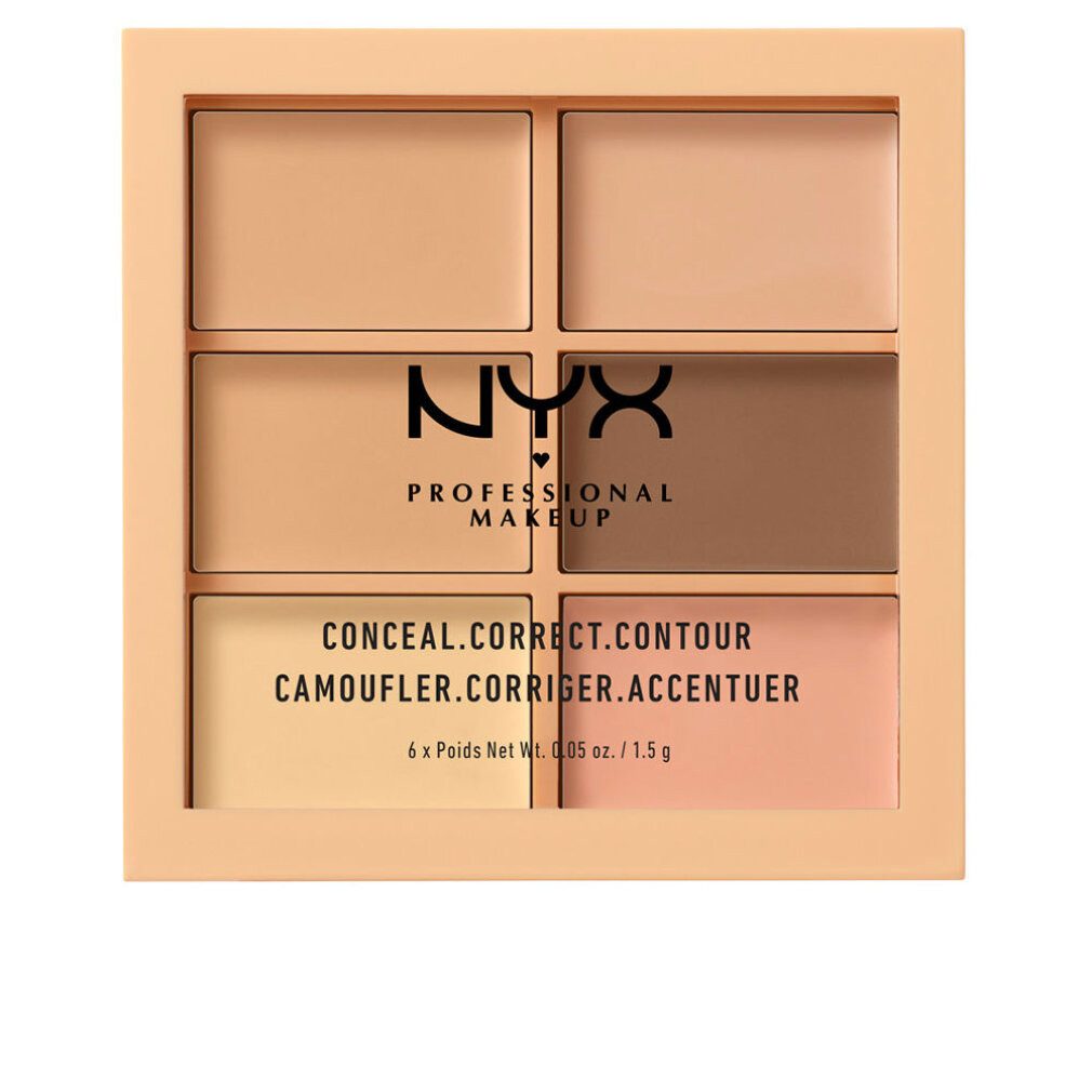 Nyx Professional Make Up Lidschatten Conceal Correct Contour Light 6x 1,5g