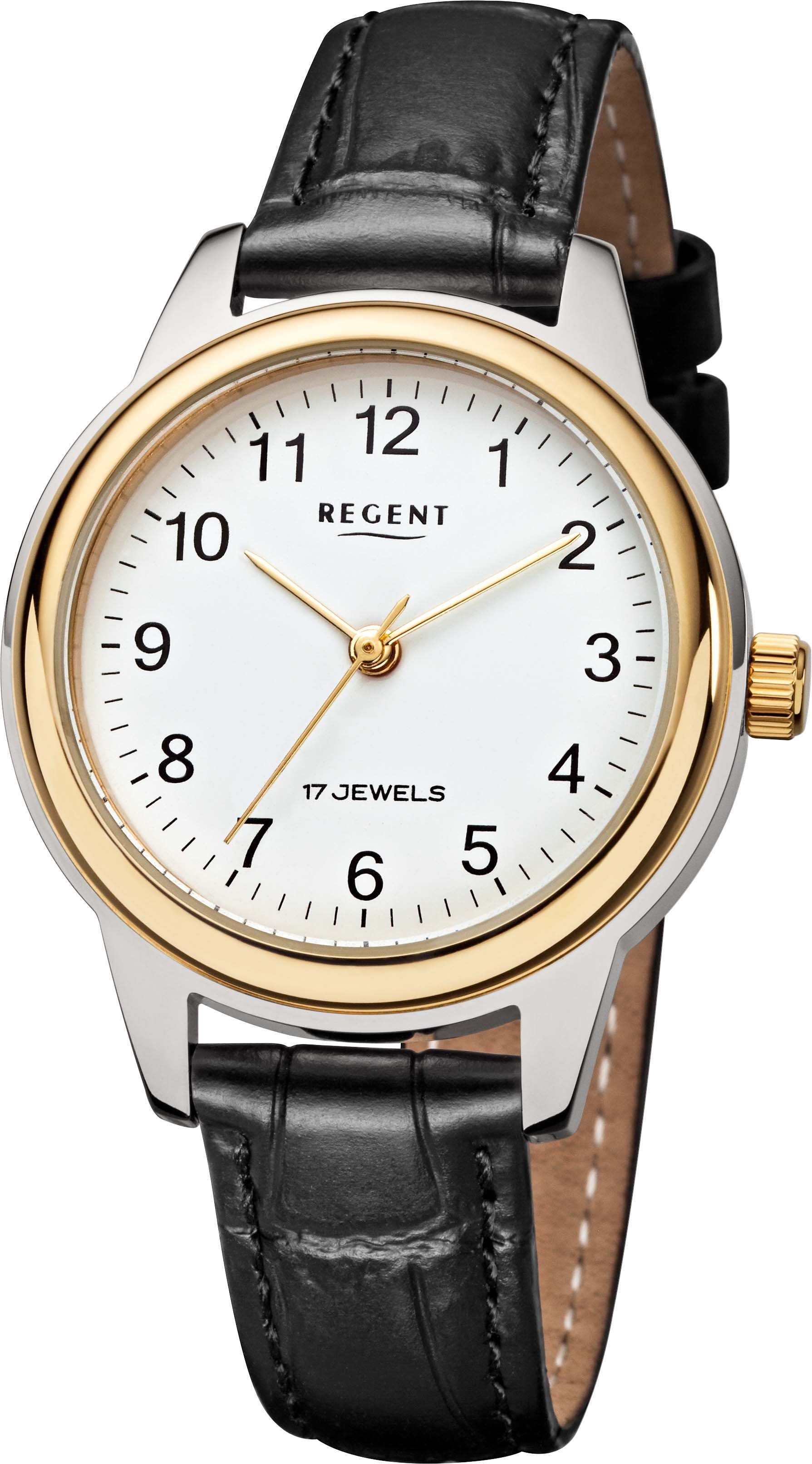 Regent Mechanische Uhr F-1394, Armbanduhr, Damenuhr, Handaufzug