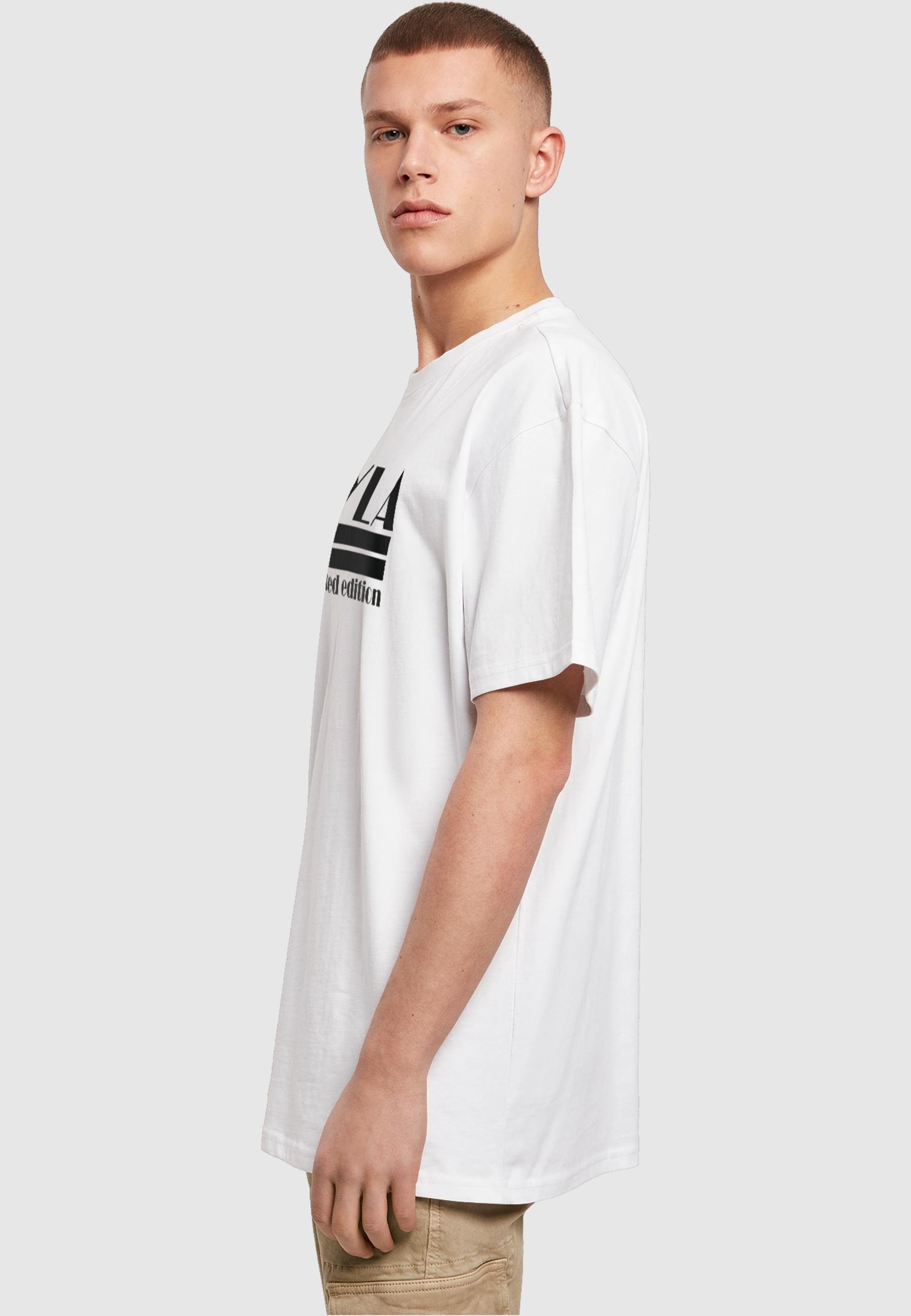 Merchcode Layla Tee (1-tlg) Edition - Oversize T-Shirt Herren Limited white