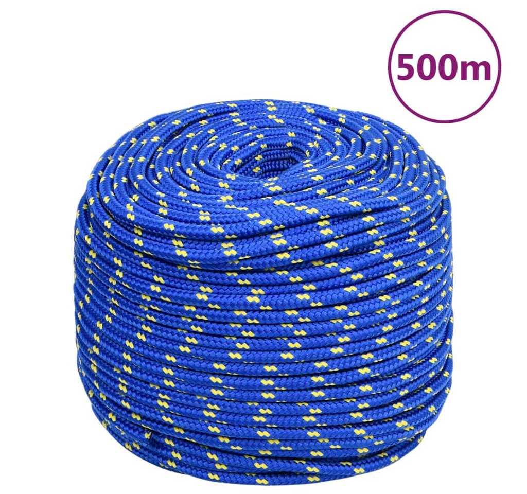 Thumbnail - vidaXL Seil, Bootsseil Blau 10 mm 500 m Polypropylen