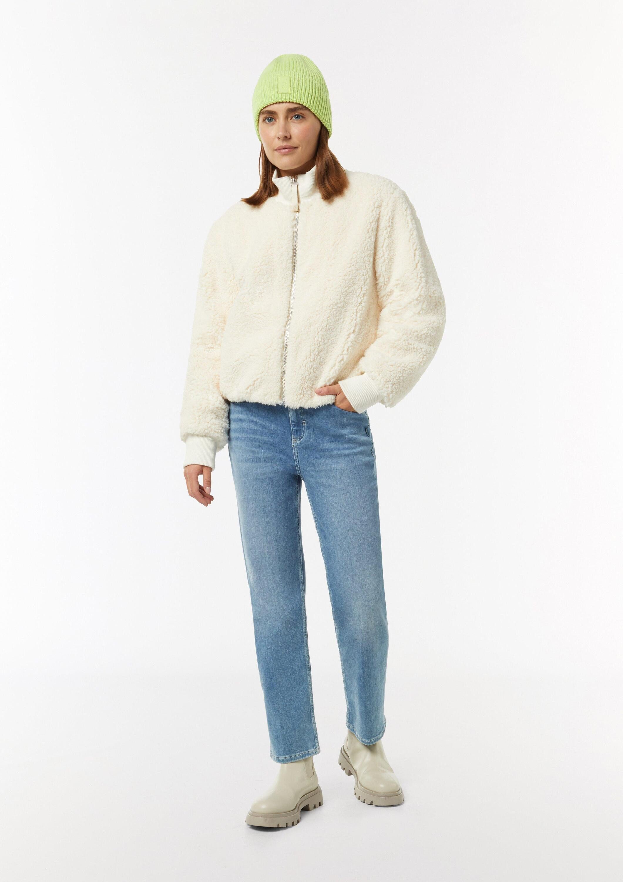 comma Strickmütze Mütze Mütze mit Label-Patch