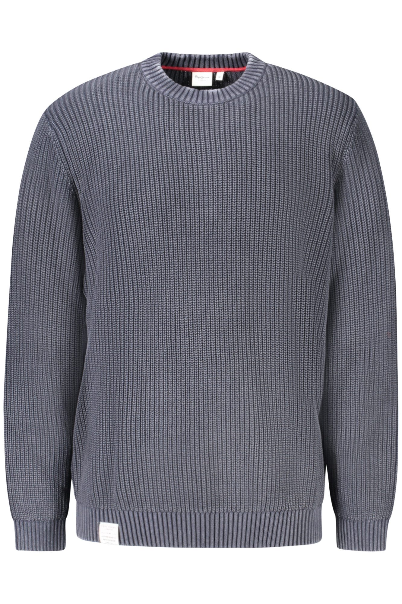 Pepe Jeans Strickpullover Nachhaltiger Herrenpullover Blau - Langarm, Rundhals, Logo