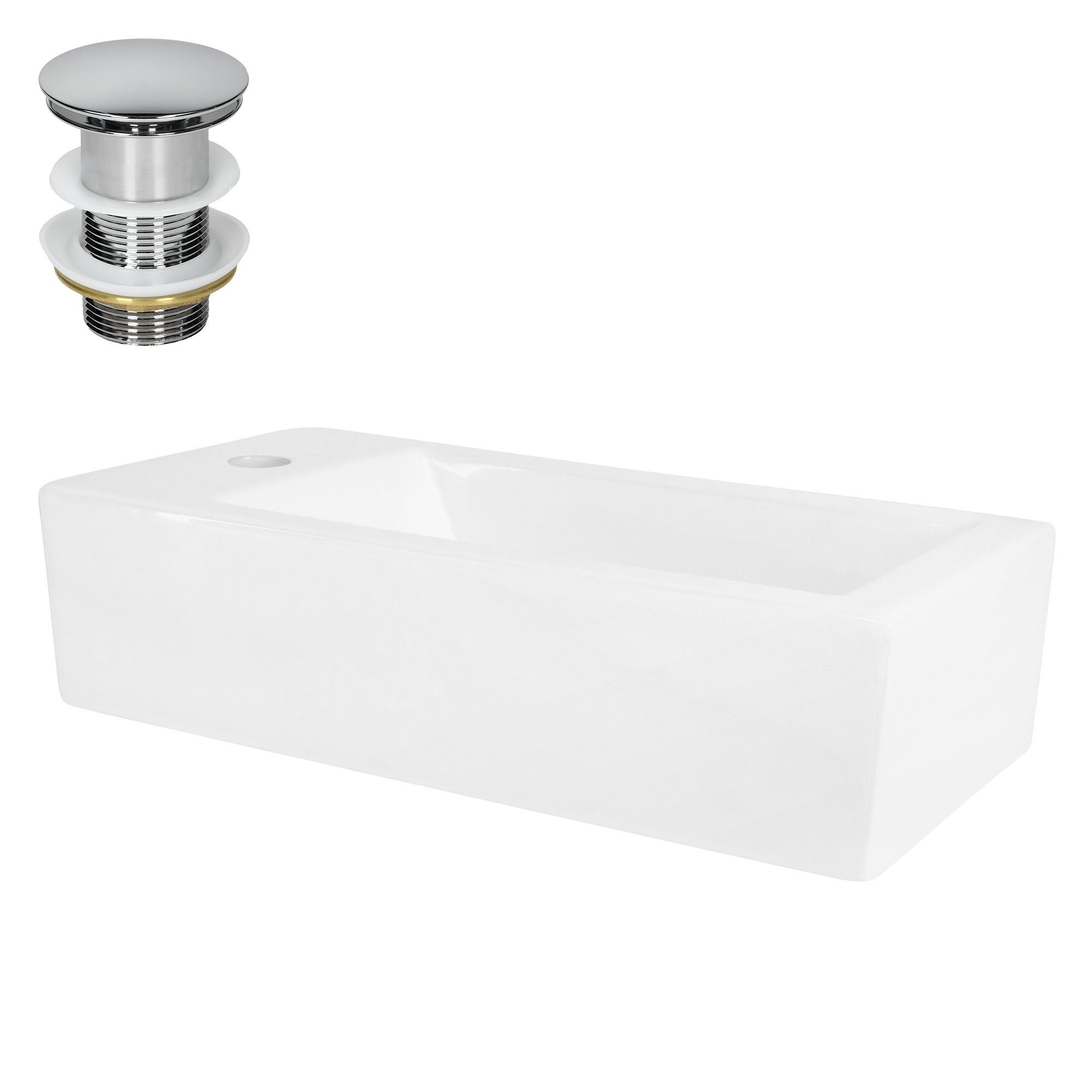 LuxeBath Waschbecken Aufsatzwaschbecken aus Keramik für günstig online kaufen