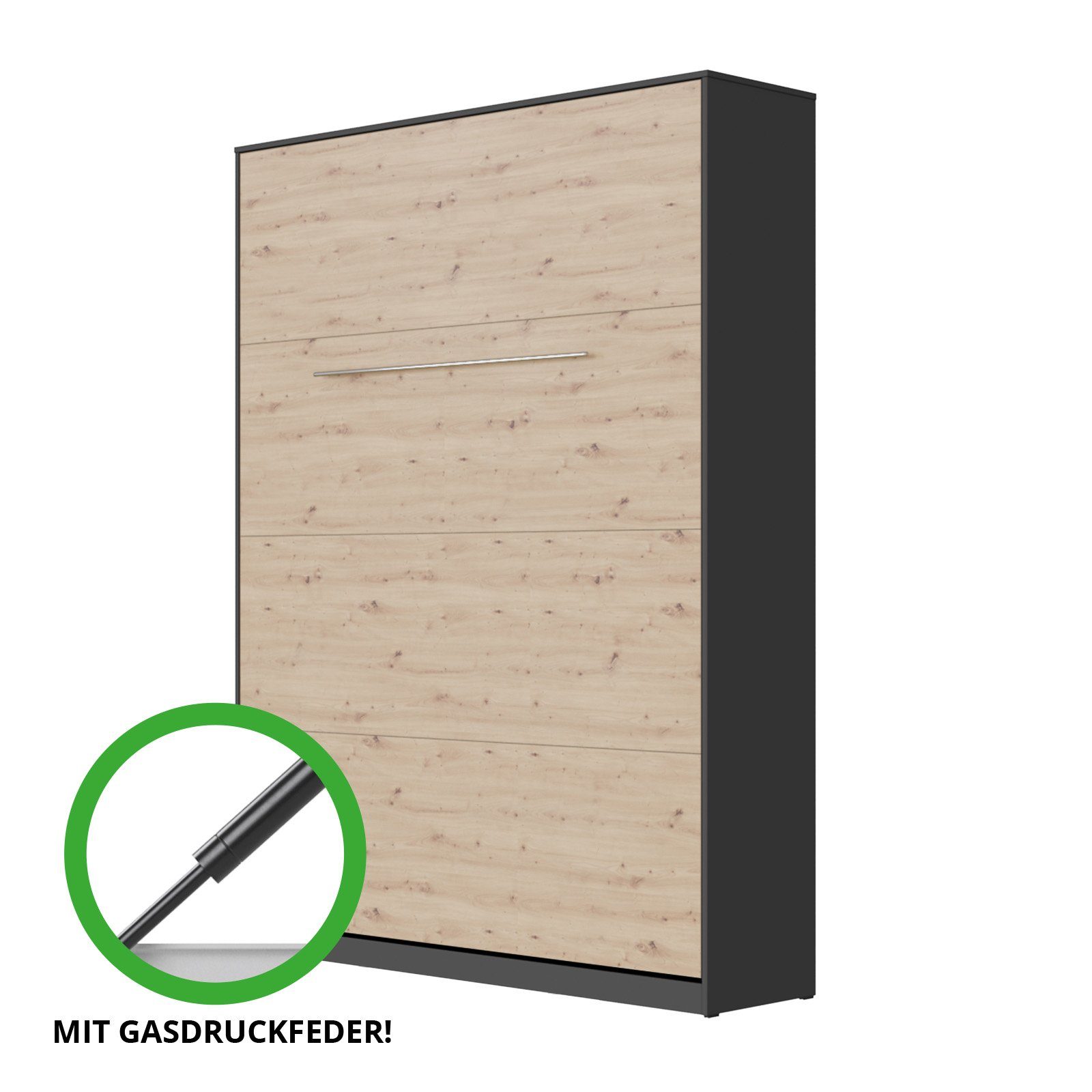 SMARTBett Schrankbett SMARTBett Standard 140x200 Vertikal/Hoch günstig online kaufen