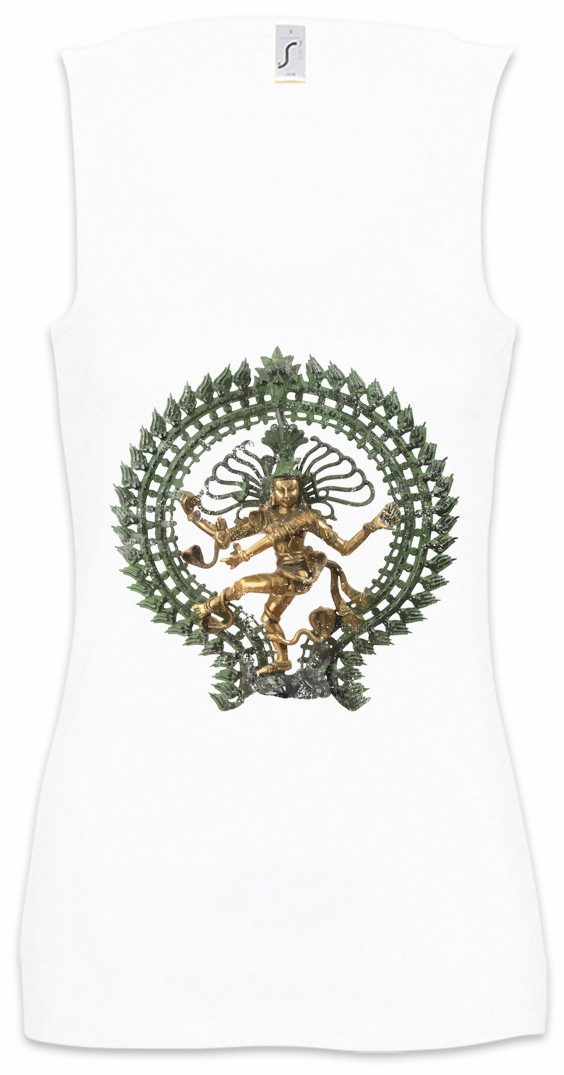 Tanktop Shiva I Vintage Ärmelloses Damen T-Shirt Buddhismus Shivaismus Yoga