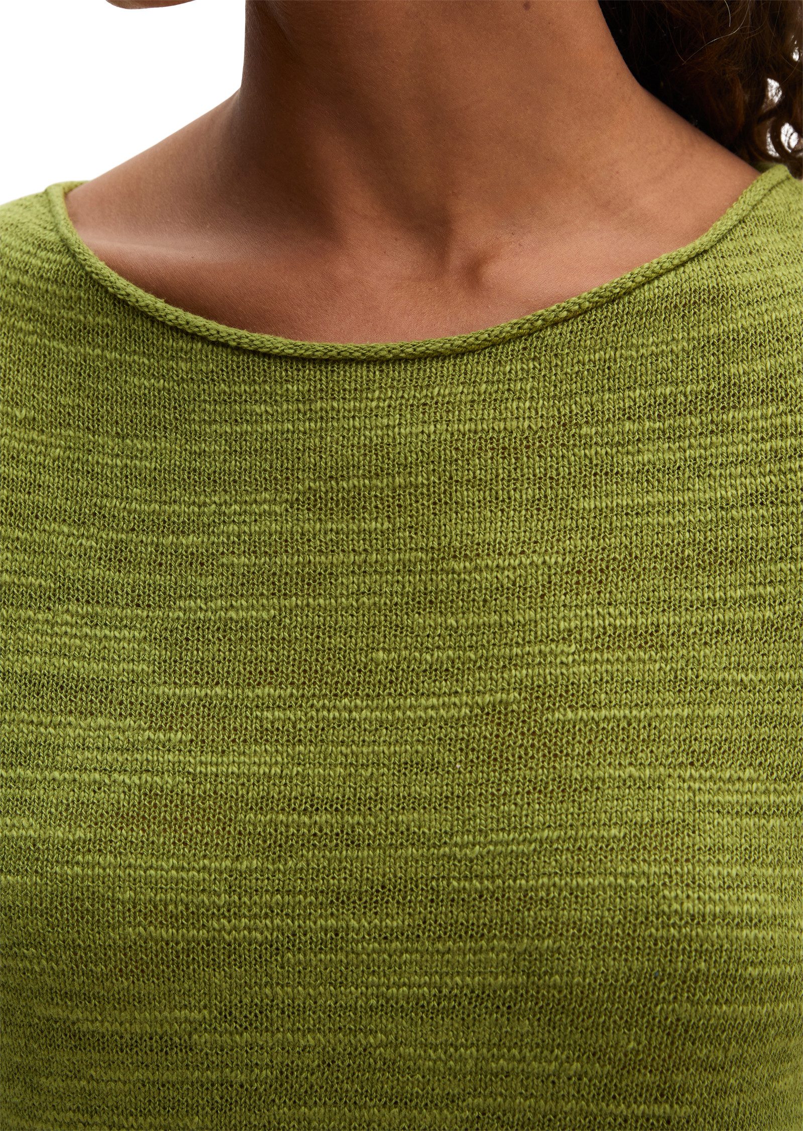 Marc O'Polo Strickpullover aus Leinen-Baumwolle-Mix – Bild 4 von 5