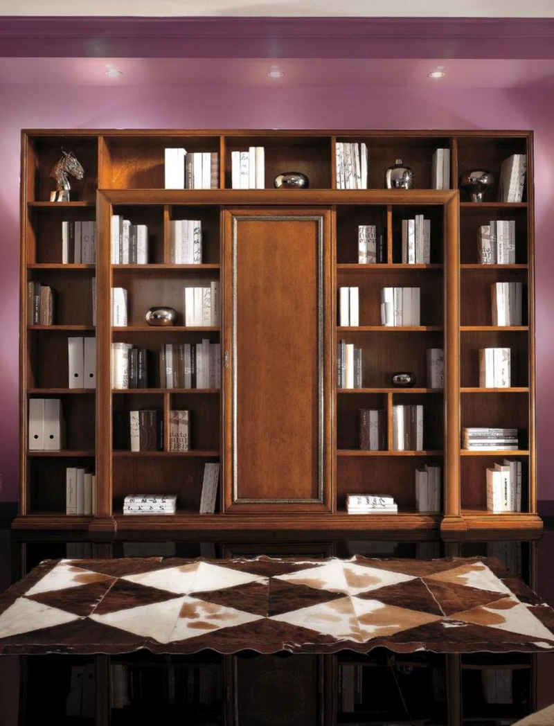 JVmoebel Bücherregal Bücher Schrank Italienische Möbel Regal Holz Schränke Regal Neu, Made in Europe