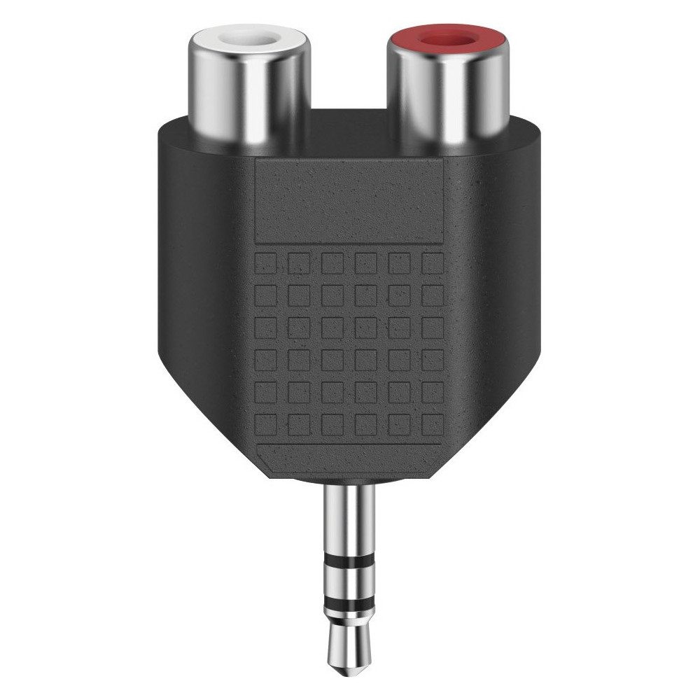 Hama Audio-Kurzadapter 3,5-mm auf 2x Cinch Audio-Adapter