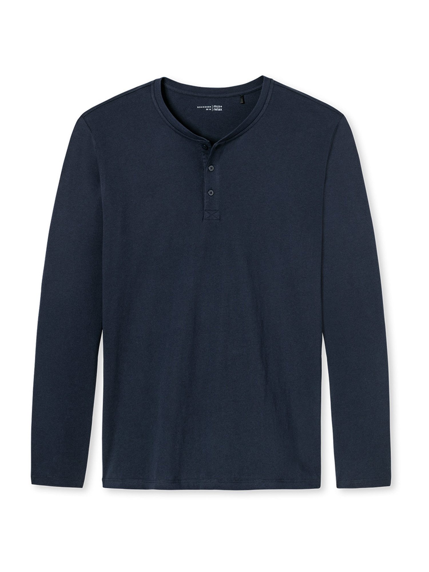 Schiesser Pyjamaoberteil Longsleeve Mix & Relax günstig online kaufen