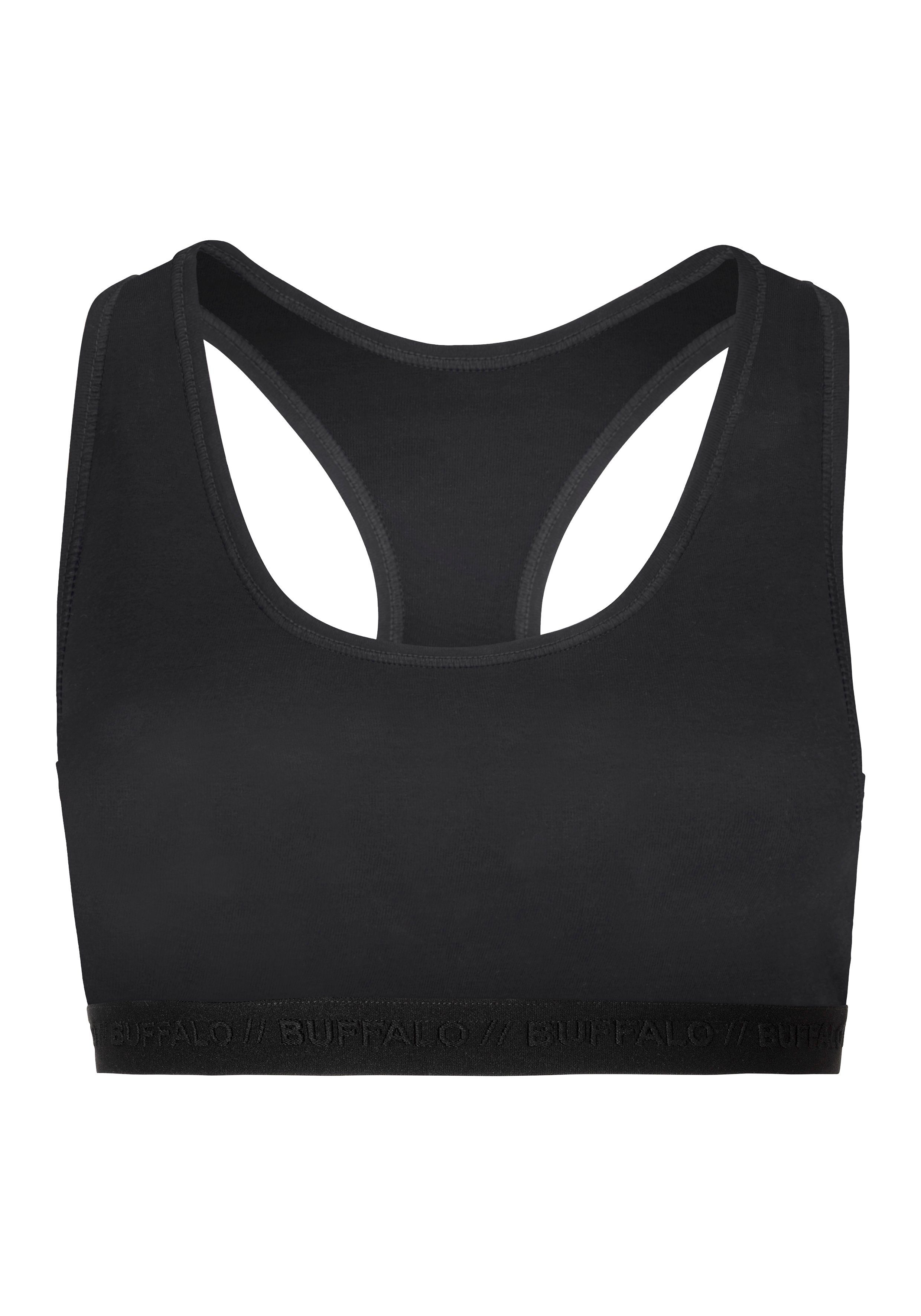 Buffalo Bustier (Packung, 2 Stück) mit Logo-Bündchen