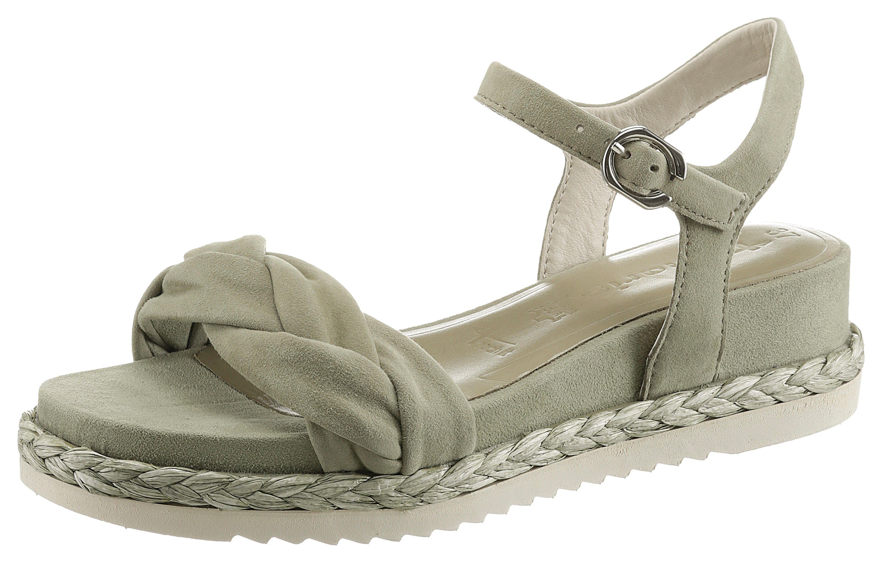 Sandale Camel zum Schnüren mit Absatz (Gebraucht) in Luzern für CHF 18