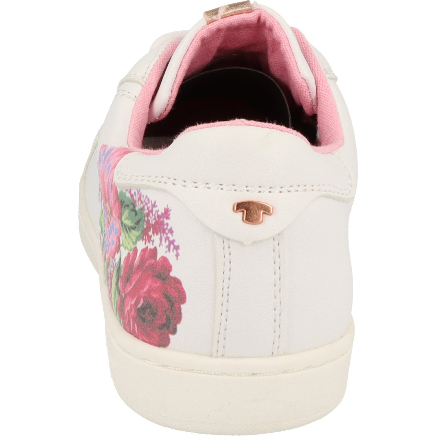 TOM TAILOR Mädchen Schuhe White Flower Schnürschuh Sneaker 5372704 Halbschuhe