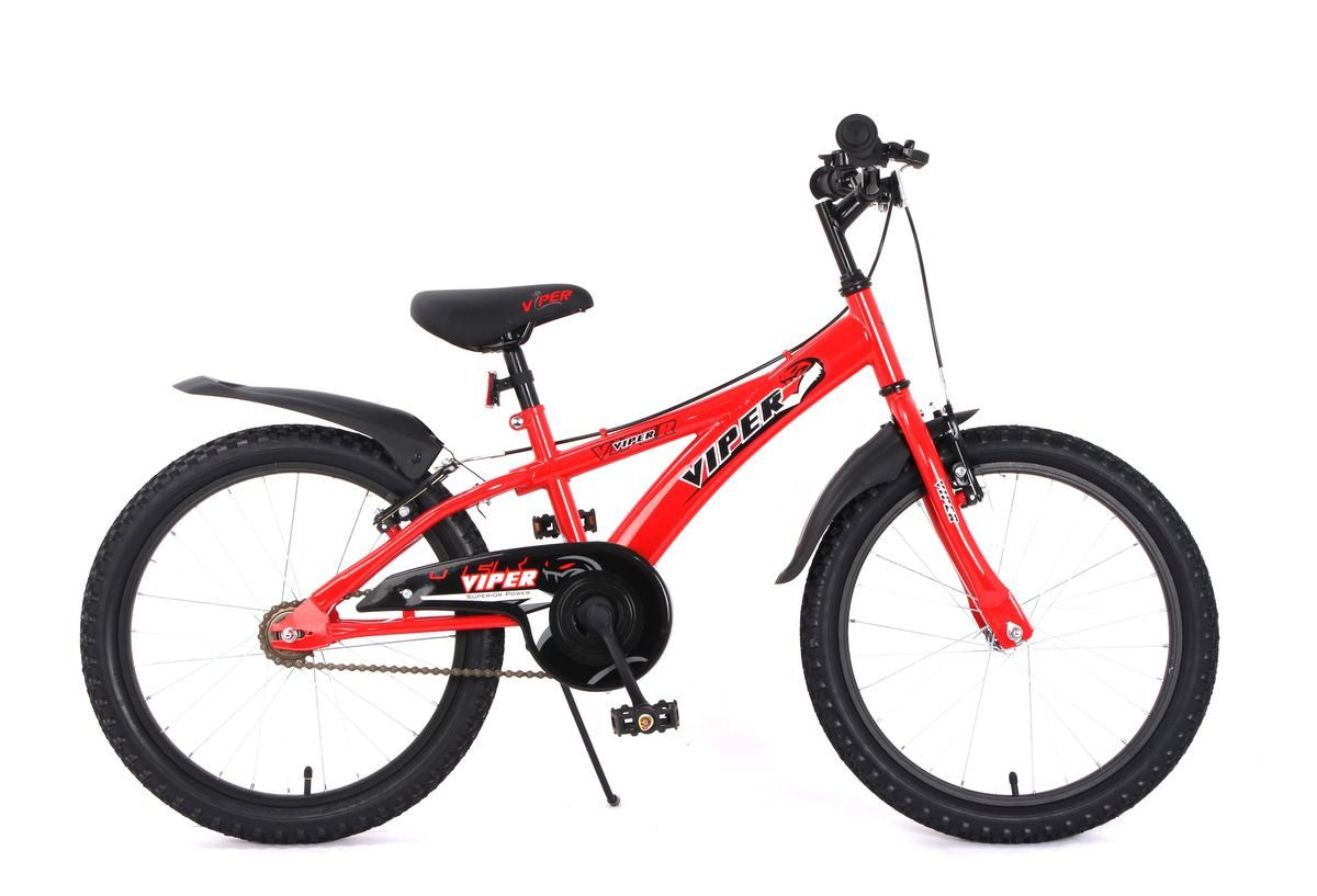 T&Y Trade Kinderfahrrad 20 Zoll Kinder Jungen Mädchen Fahrrad Kinderfahrrad Rad Bike VIPER ROT, 1 Gang, Seitenständer, Schutzbleche