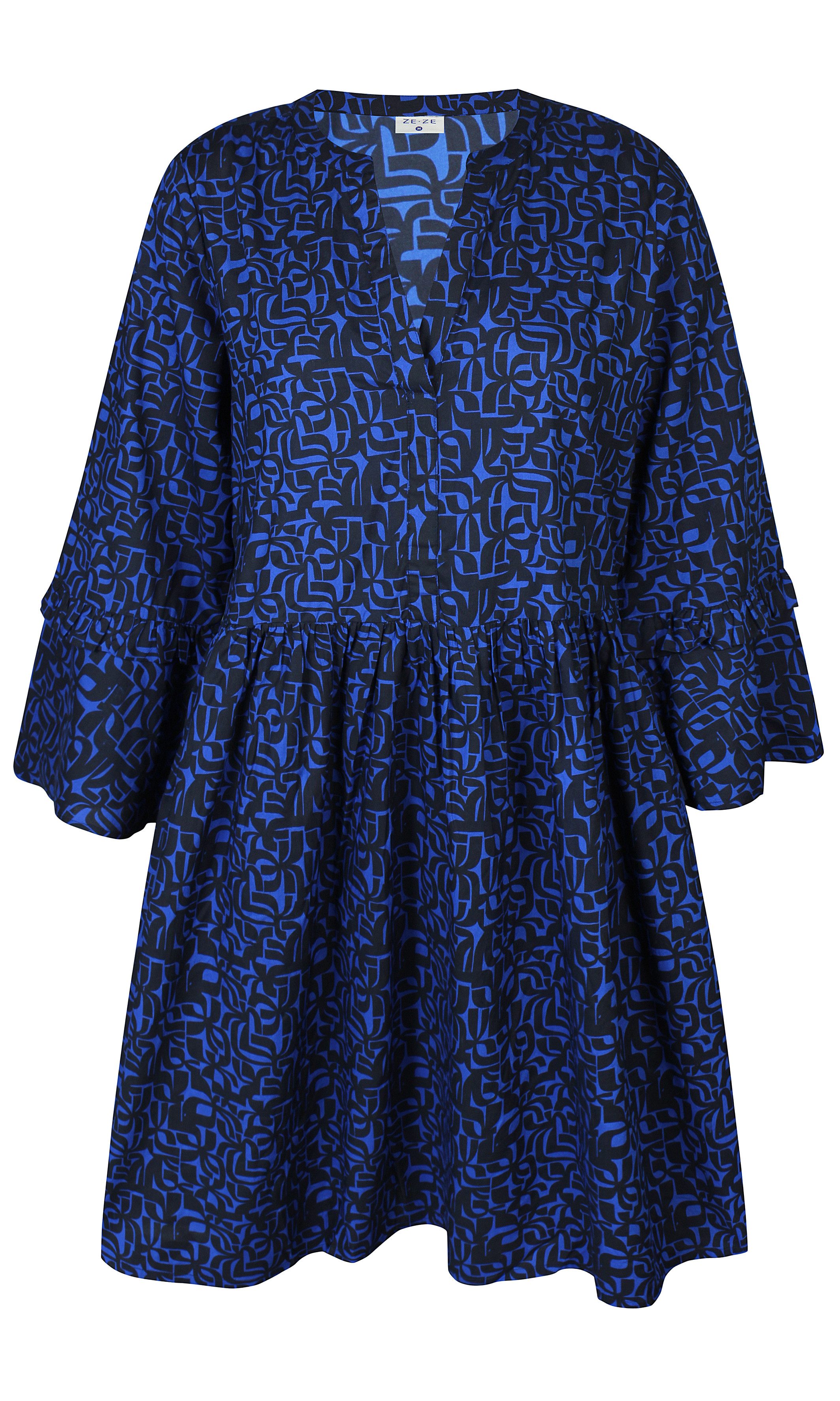Tunikakleid Blusenkleid Ina gemustert