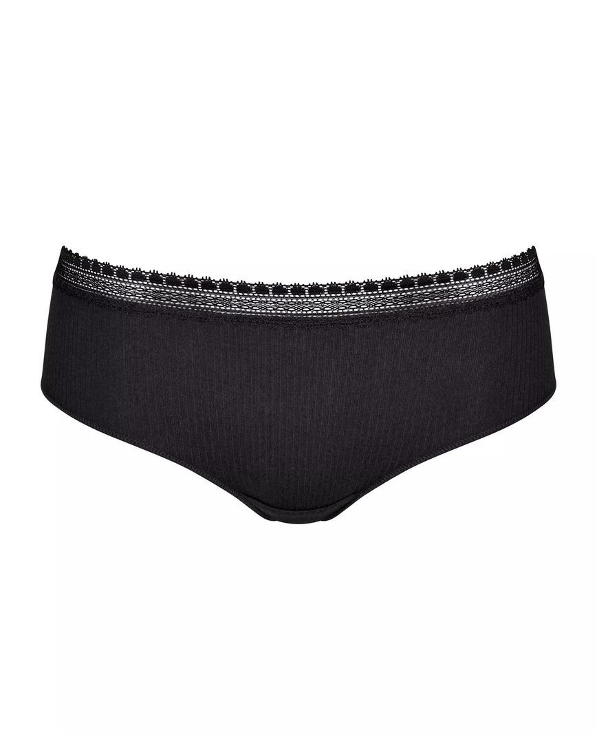 sloggi Hipster Go Ribbed (8er Vorteilspack) mit Spitzenbesatz