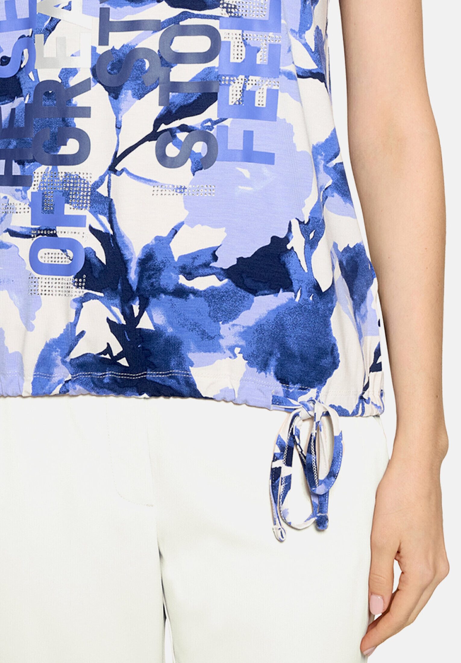 Betty Barclay Kurzarmshirt Damen mit Raffung (1-tlg)