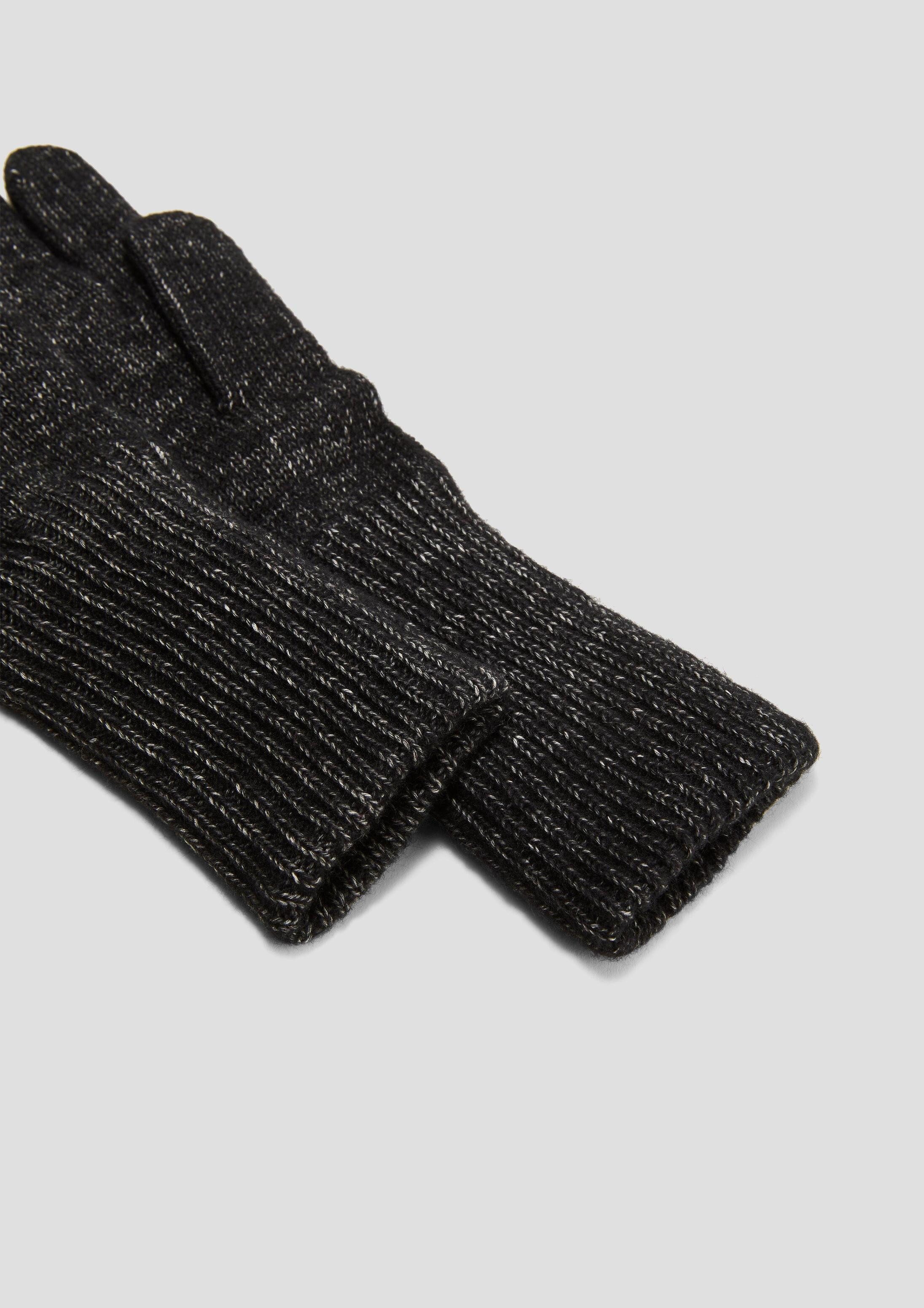s.Oliver Strickhandschuhe Handschuhe Strickhandschuhe mit Wolle