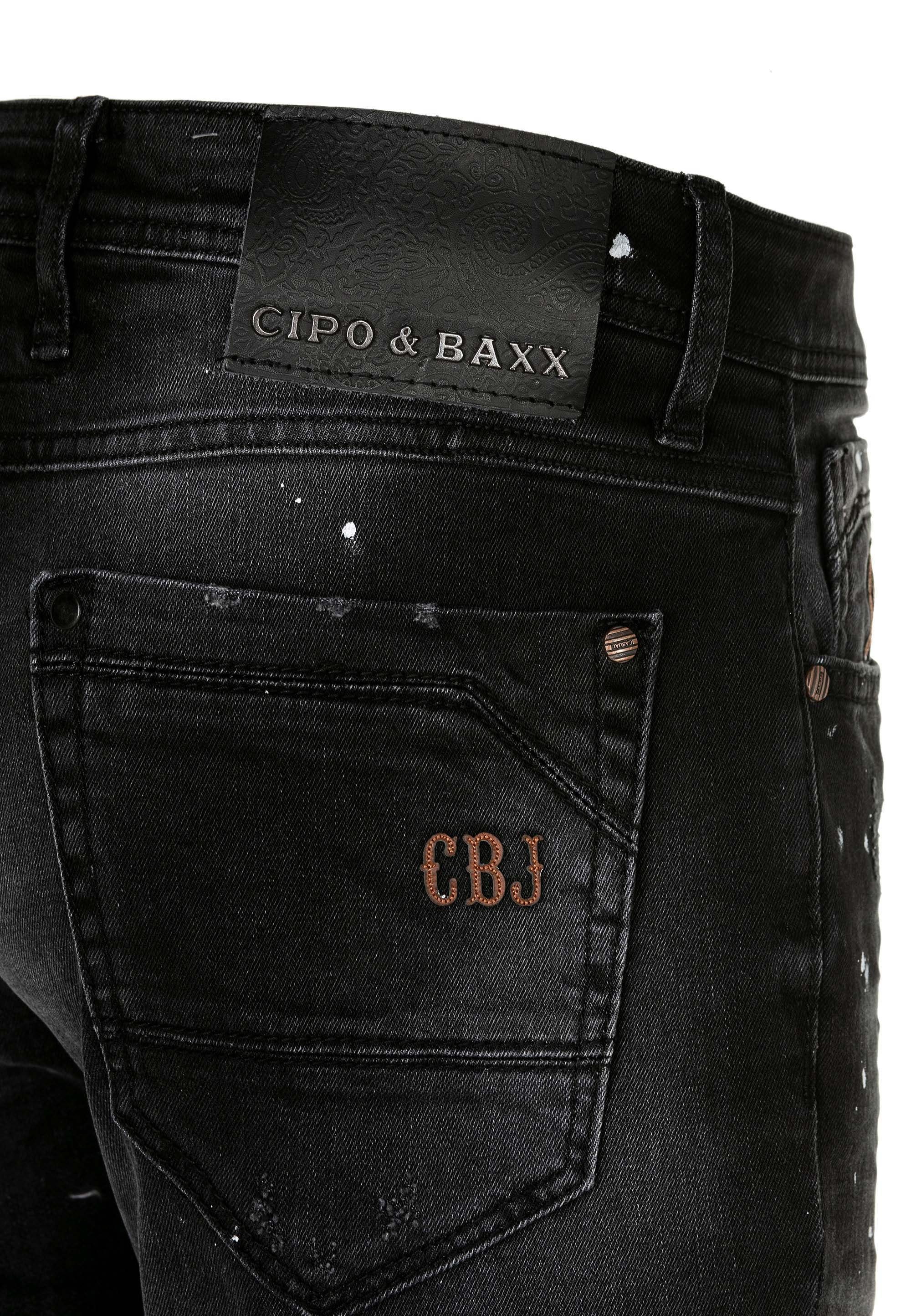 Jeans Destroyed-Effekten mit Baxx Cipo Bequeme &