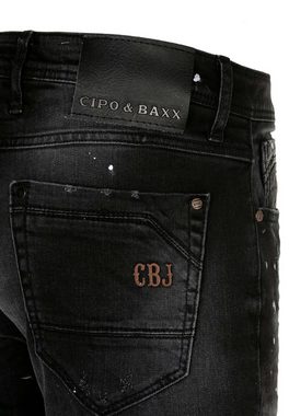 Cipo & Baxx Bequeme Jeans mit Destroyed-Effekten