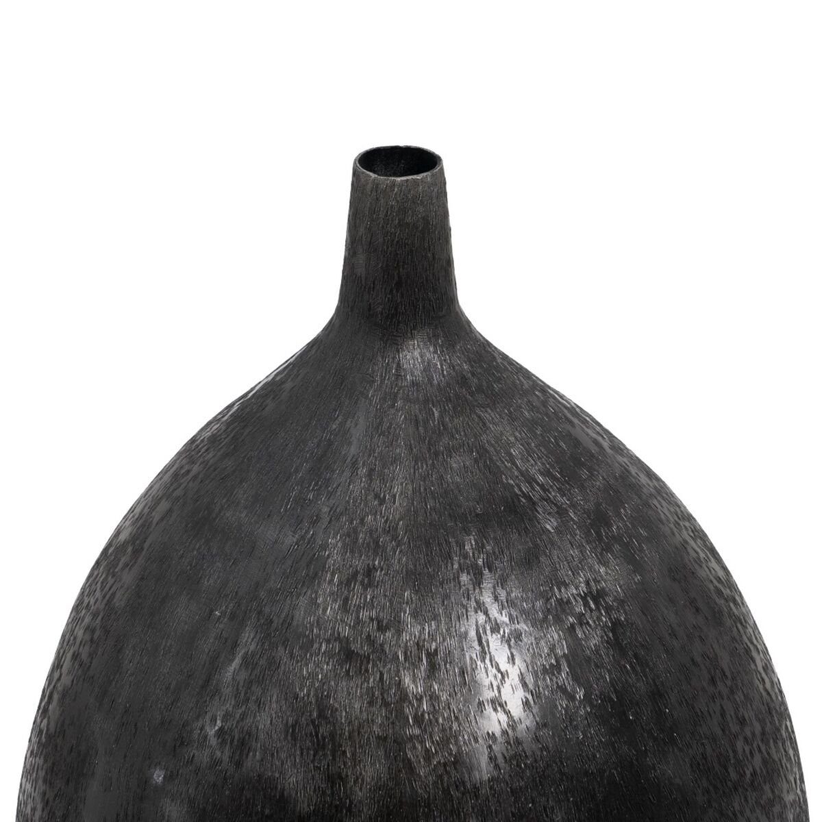Vase Bigbuy Dekovase Schwarz Aluminium