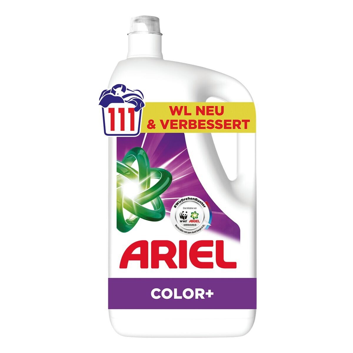 ARIEL Color+ Colorwaschmittel (111 WL / 4,99 Liter)