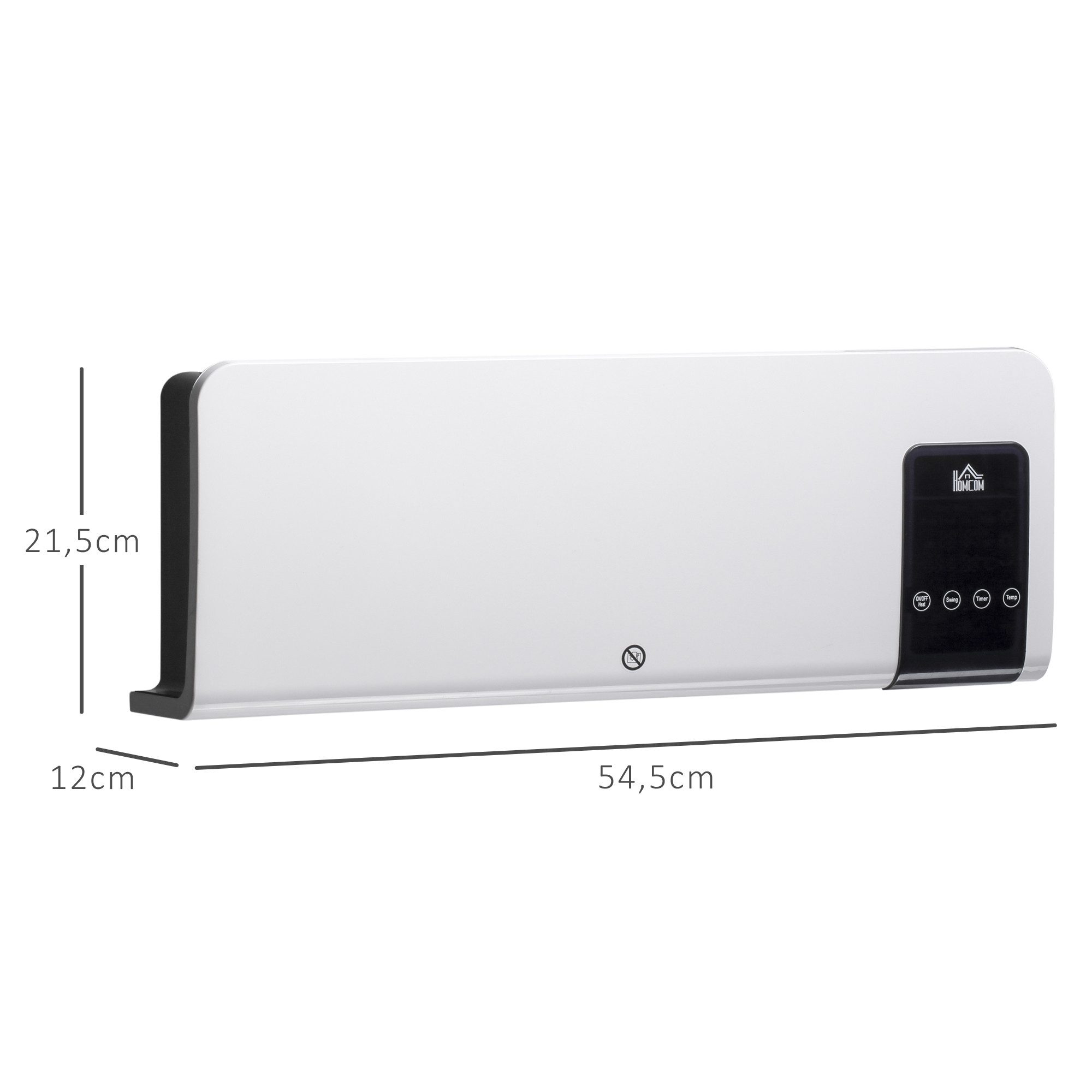 DOPWii Heizgerät Elektro Heizung,Wandmontage,Schwingfunktion, 2 Modi, günstig online kaufen