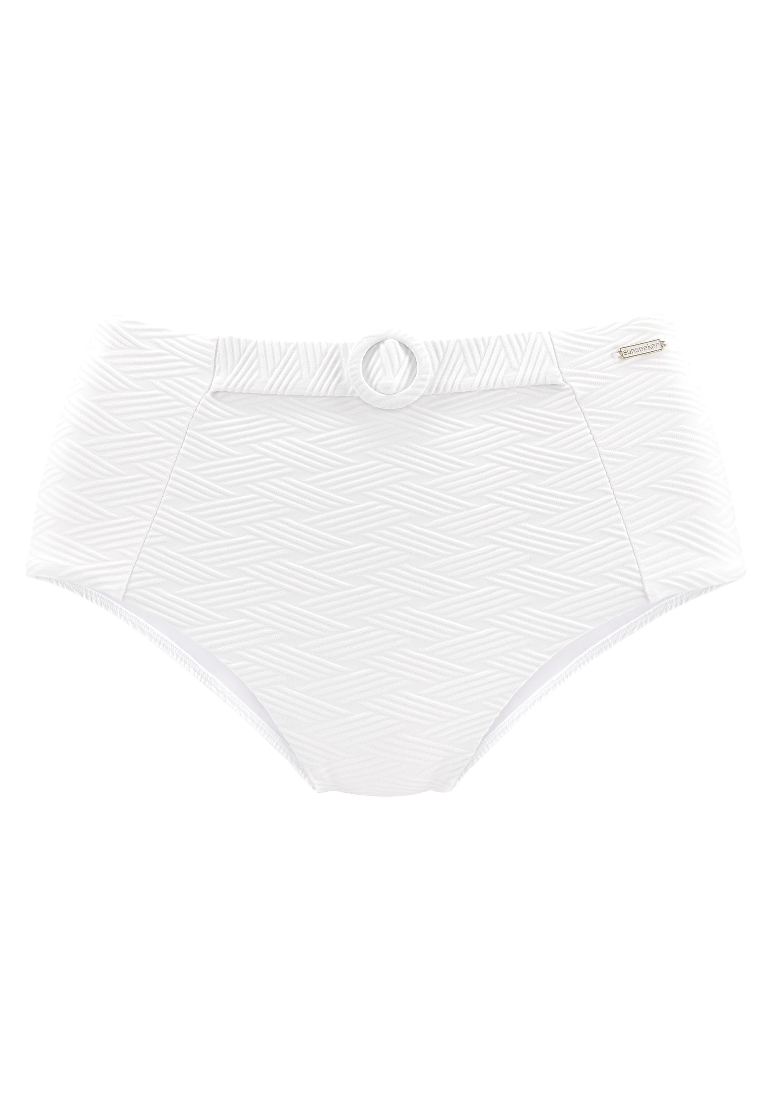 Sunseeker Highwaist-Bikini-Hose Loretta mit Ziergürtel günstig online kaufen