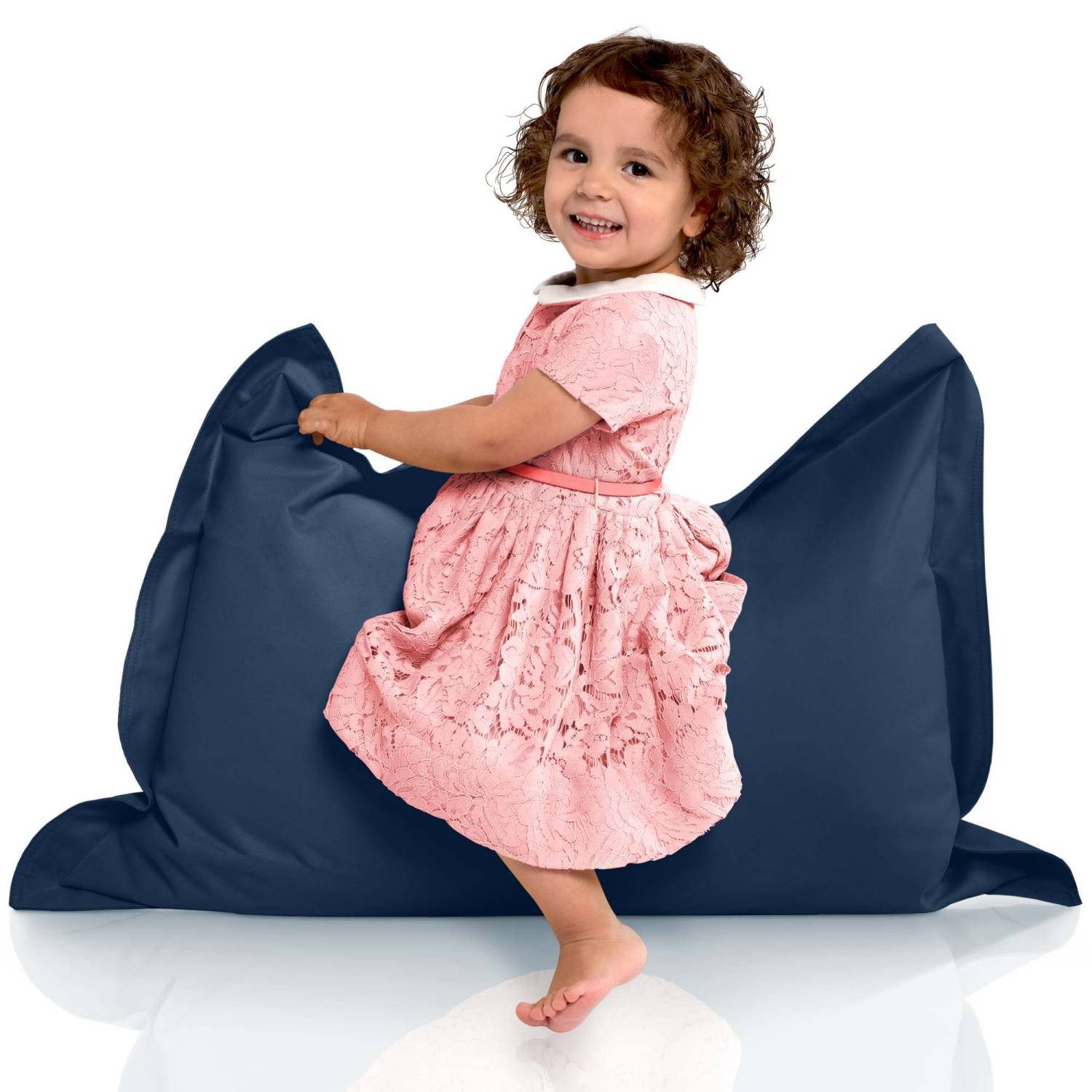 Green Bean Sitzsack Kinder-Sitzsack 70x100cm - 70 Liter (Kinder-Sitzsack 70x100cm & 70 Liter EPS-Perlen Füllung, - Indoor & Outdoor - Bean Bag Sitzkissen Bodenkissen), Sessel Riesensitzsack Liegekissen für Jungen & Mädchen