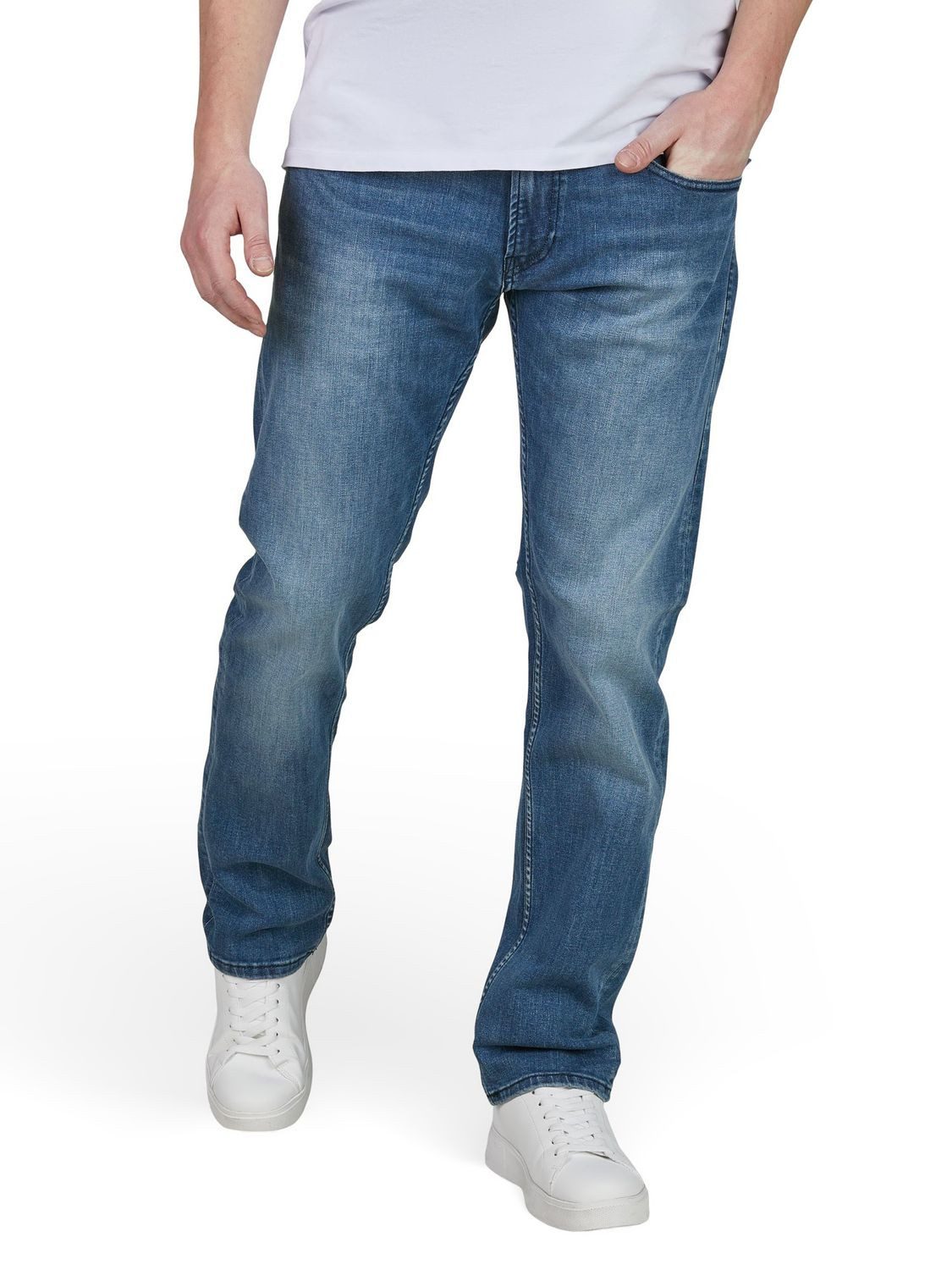 Replay Straight-Jeans Herren Jeanshose Grover Denim Hose mit Stretch günstig online kaufen