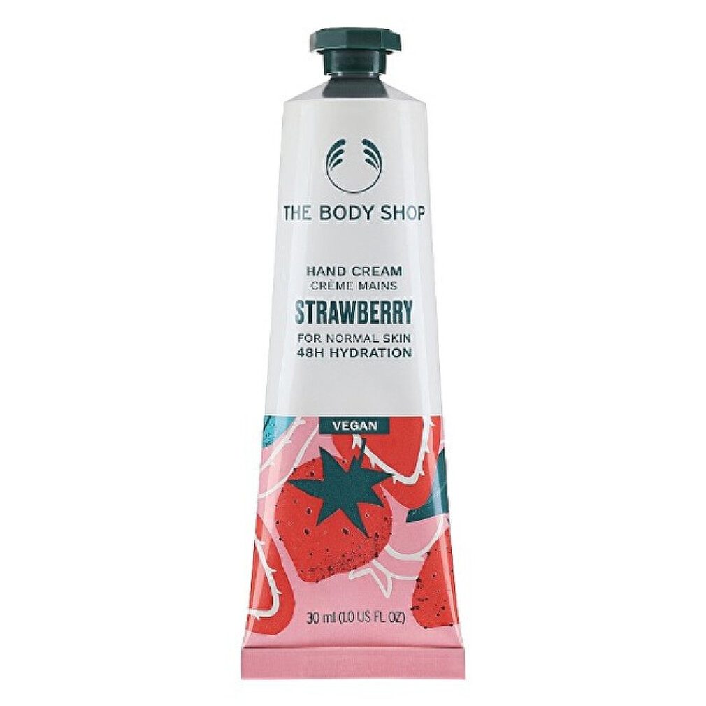 The Body Shop Nagelpflegecreme Handcreme für normale Haut Erdbeere (Handcreme)