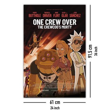 Grupo Erik Poster Rick and Morty Poster Season 4 One Crew Over 61 x 91,5 cm