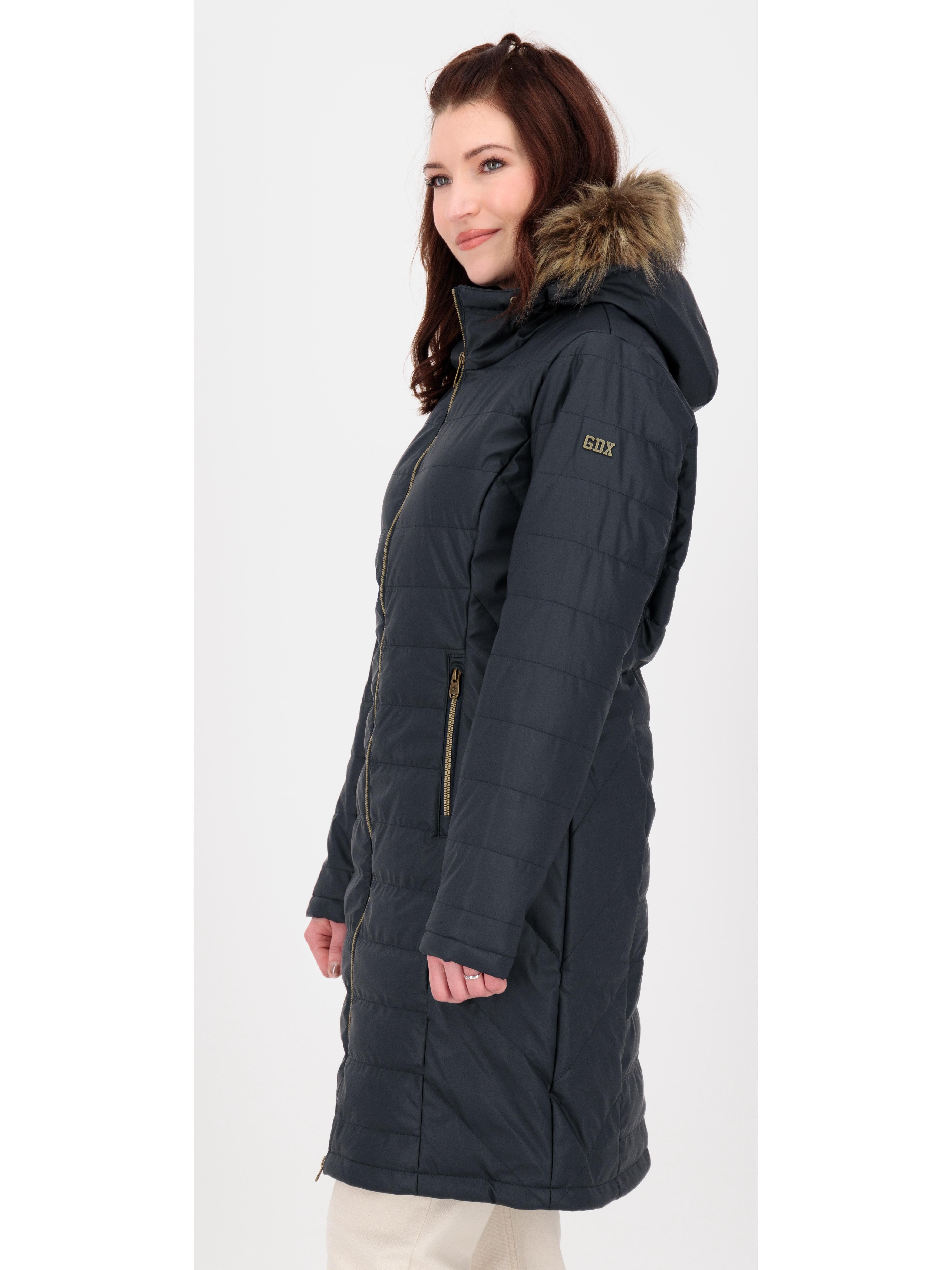 Giga.dx Steppjacke GW 12 WMN QLTD PRK CS Damen Steppmantel Regenparka Regenmantel mit Kapuze
