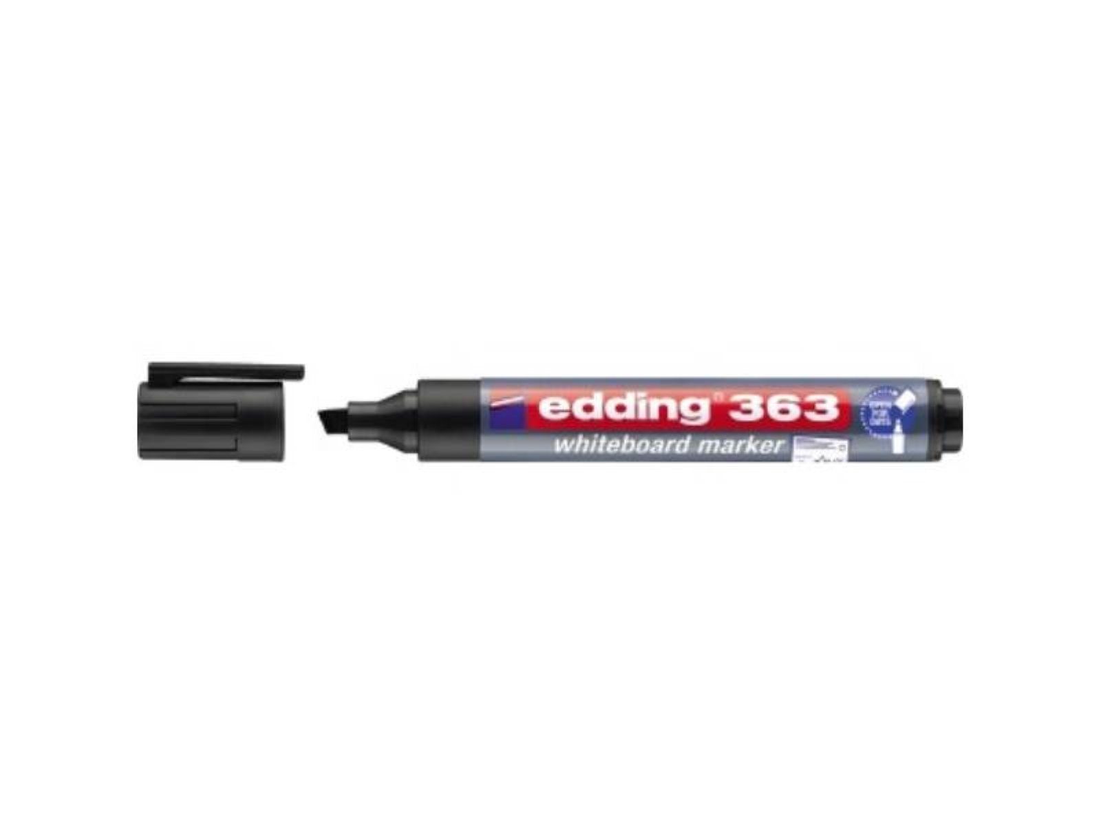 edding Marker edding Whiteboardmarker 363 4-363001 1-5mm Keilspitze schwarz Zum Schr