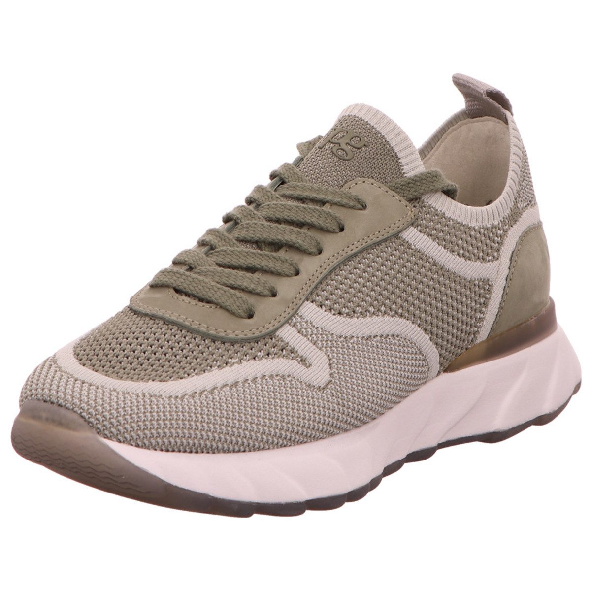 Freizeit Schnürer für Damen in grün Schnürschuh