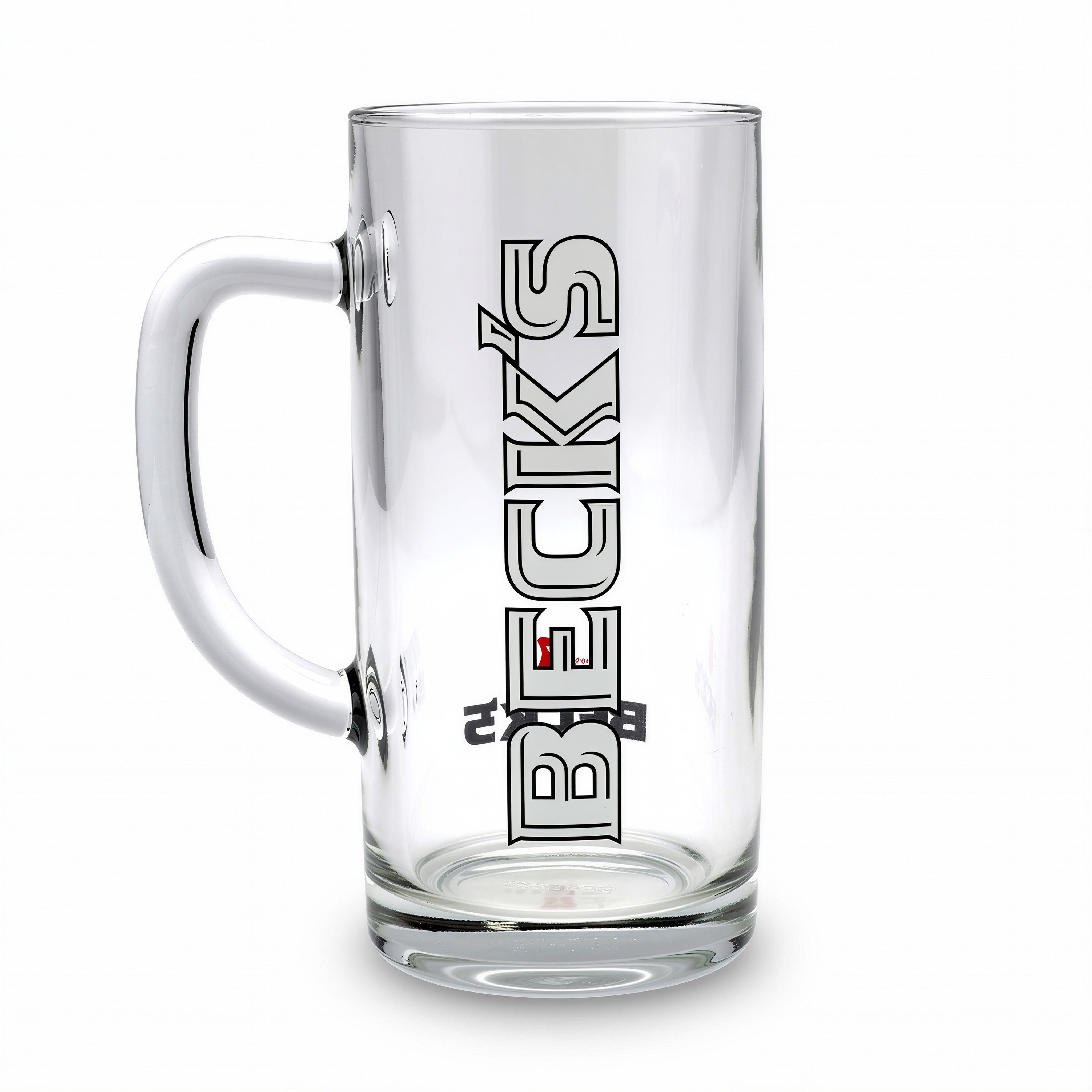 Beck´s Bierkrug Vegas 0,4 l Glas – Klassischer Bierkrug für Pils, Helles & mehr, 1-tlg., Robust. Klassisch. Authentisch.