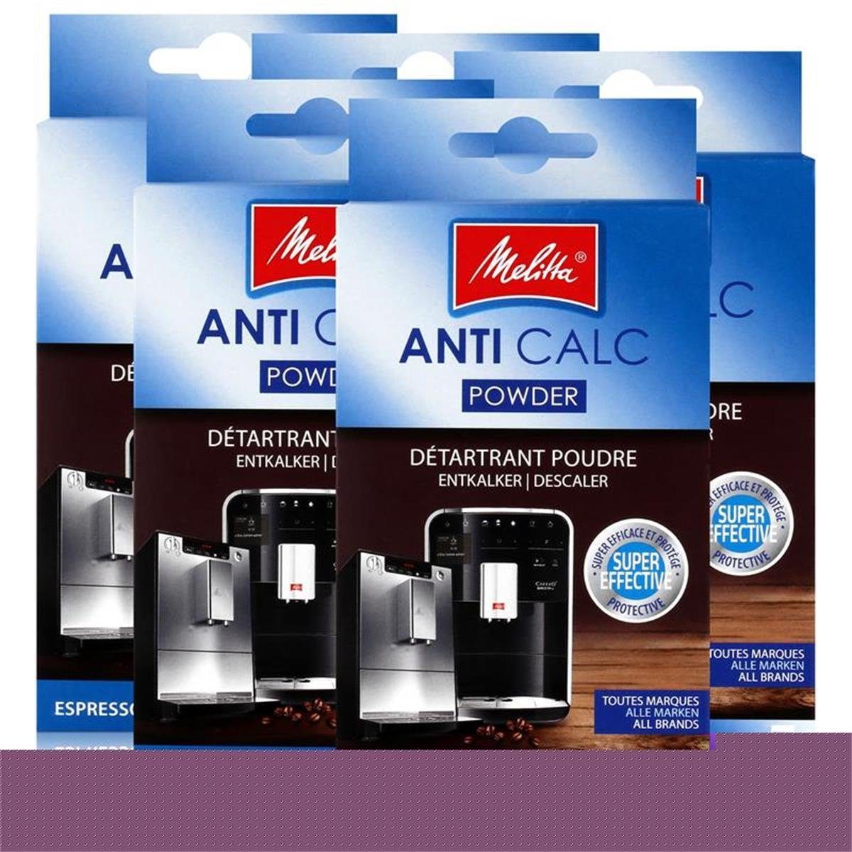 Melitta Melitta Anticalc Espresso Machines Entkalker Pulver 2x40g (5er Pack) Entkalker