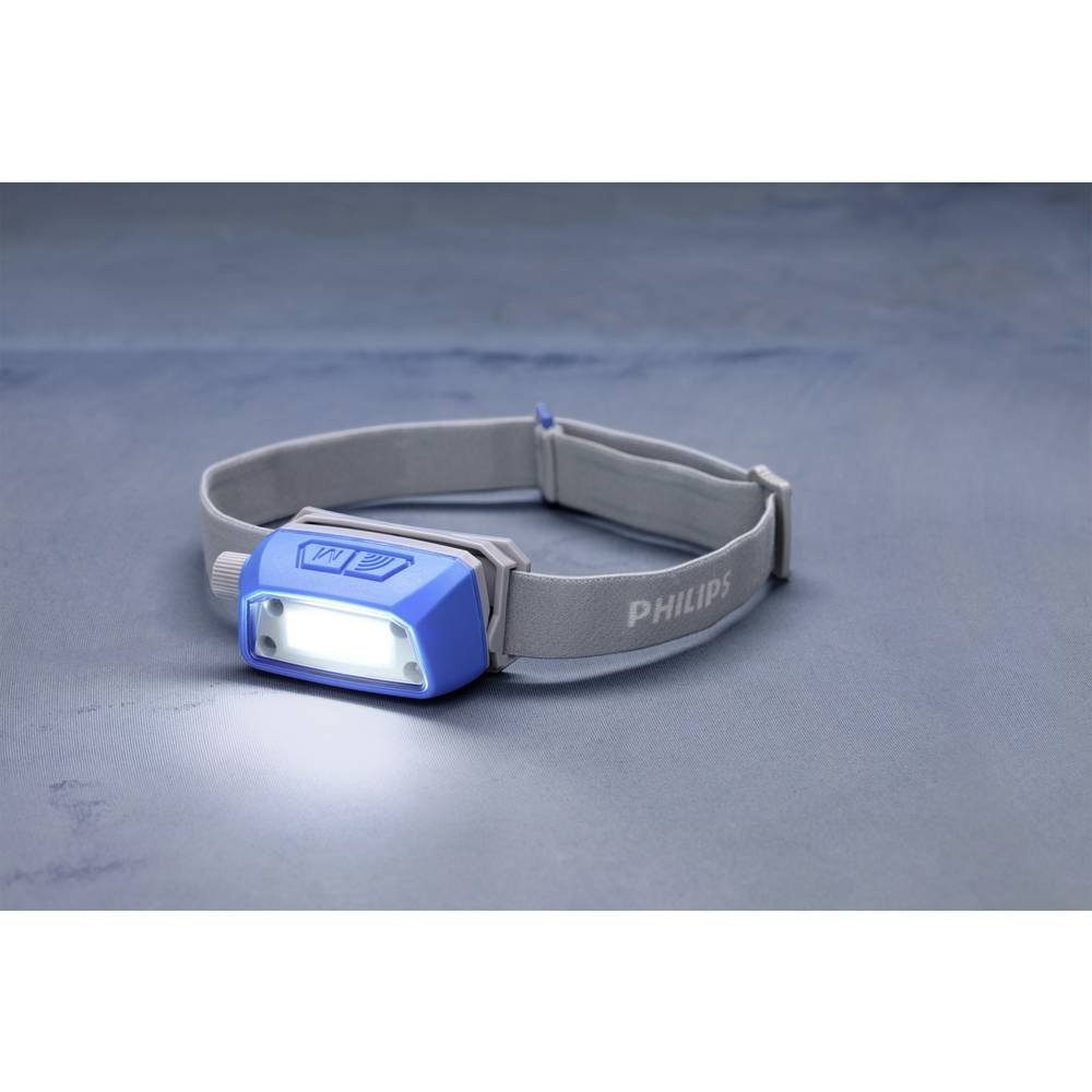Philips Arbeitsleuchte LED-Kopflampe, Inkl. Stirngurt, Signallicht, Verschiedene Leuchtmoden
