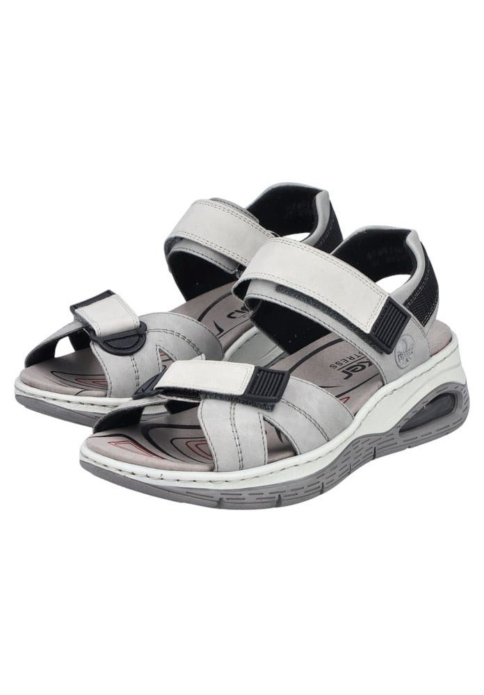 Rieker 67651 grau Damen Sandale günstig online kaufen