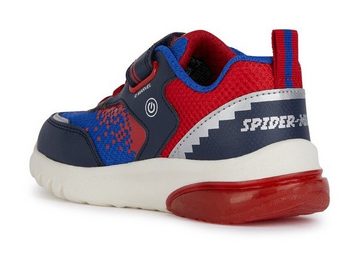 Geox J CIBERDRON BOY F Sneaker mit cooler Blinkfunktion, Freizeitschuh, Halbschuh, Schnürschuh