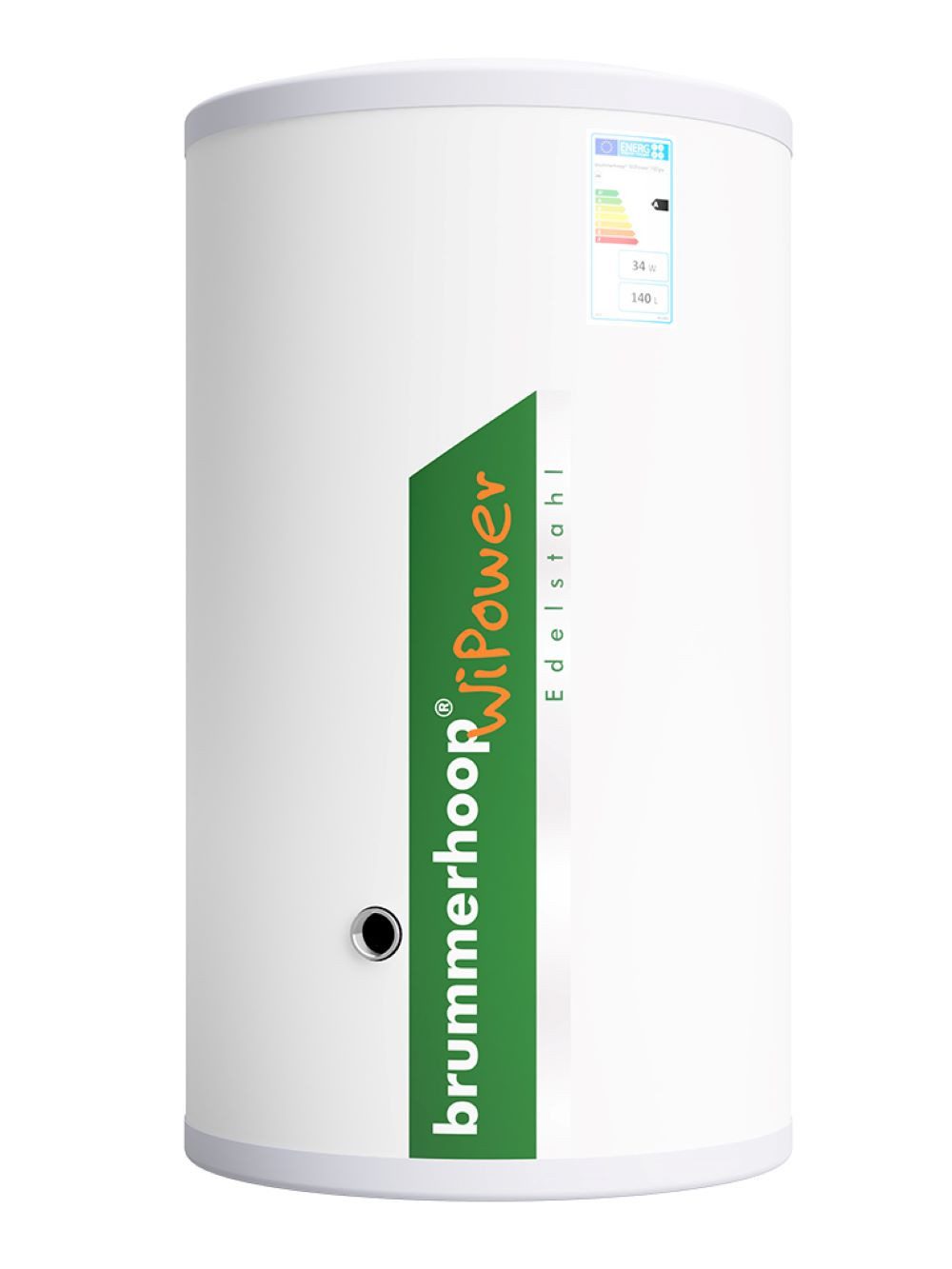 Brummerhoop Warmwasser-Wärmepumpe Brummerhoop WiPower 300 pv – Edelstahlspeicher (283 Liter)