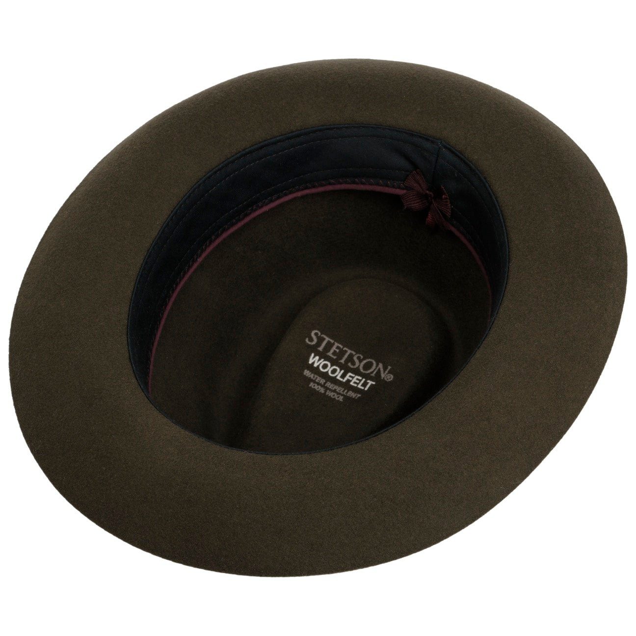 Stetson Filzhut (1-St) Wollfilzhut mit Lederband