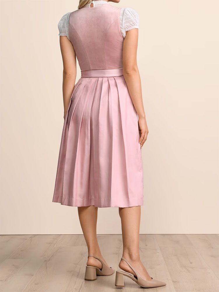 Krüger Madl Dirndl Dirndl Lovira 70cm Länge rose