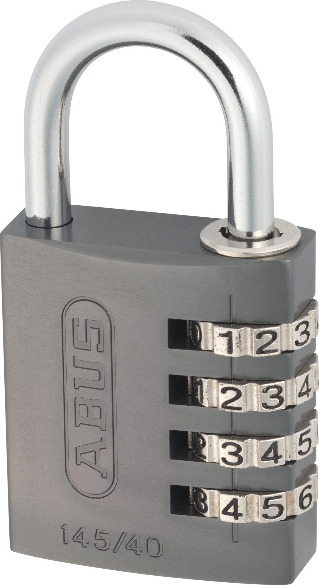 ABUS Vorhängeschloss Zahlenschloss 145/40 in titanium, Sicherheitsklasse 4, Komfortable Bedienung ohne Schlüssel, geringes Gewicht – Bild 2 von 5