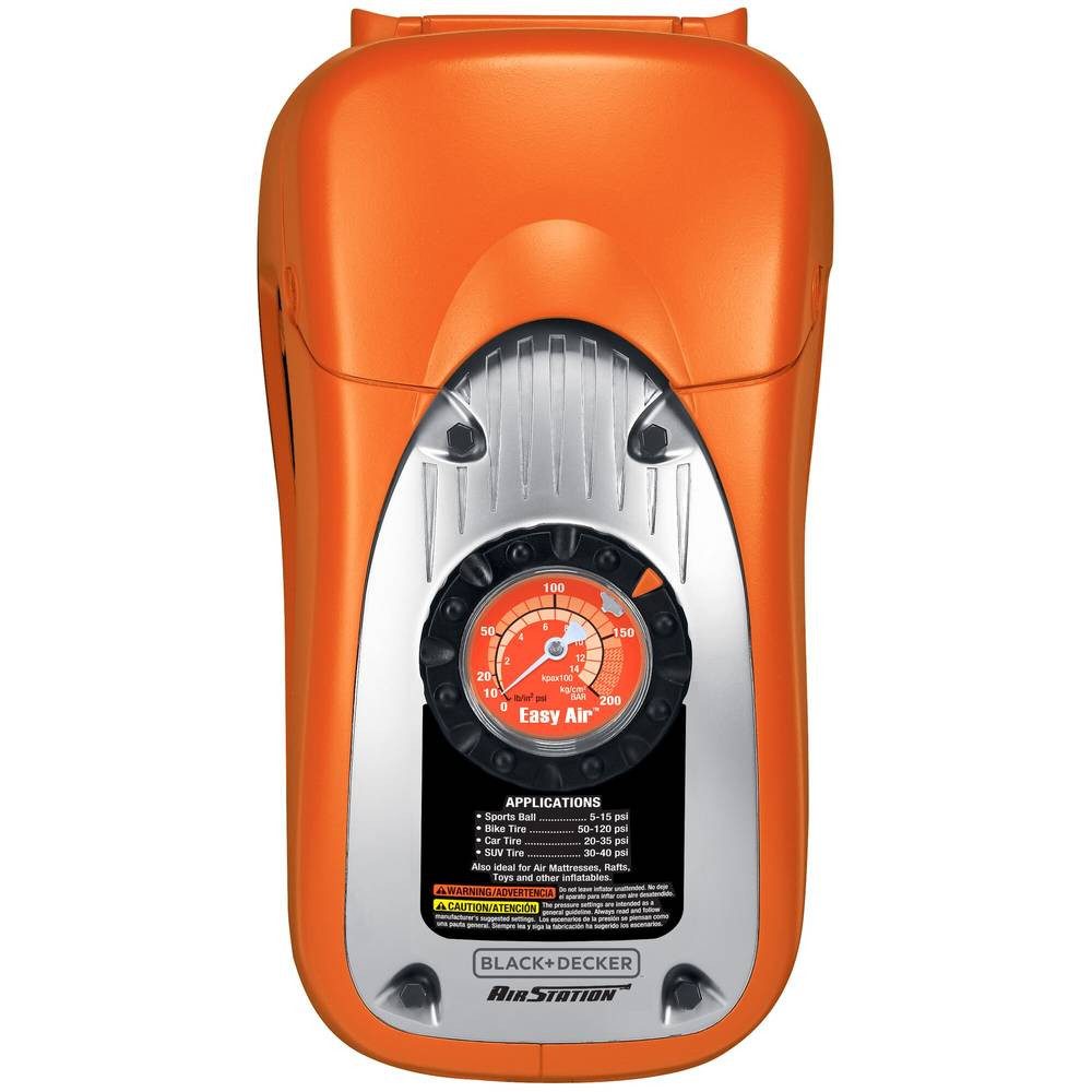 Black + Decker Kompressor Kompressor 11 bar Doppelkopf, Digitales Display, Automatische