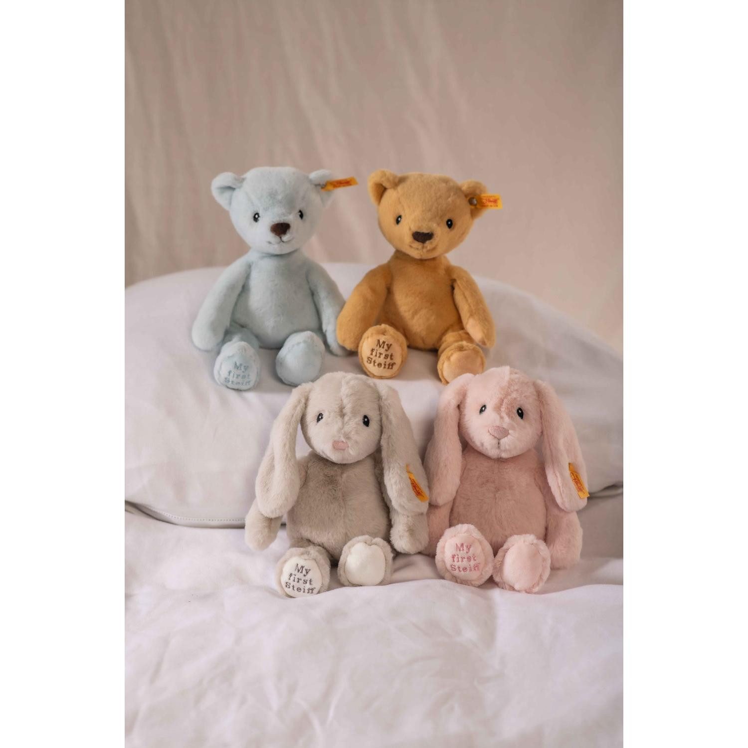 Steiff Kuscheltier Kuscheltier Soft Cuddly Friends My First Teddybär Hellblau (26cm)