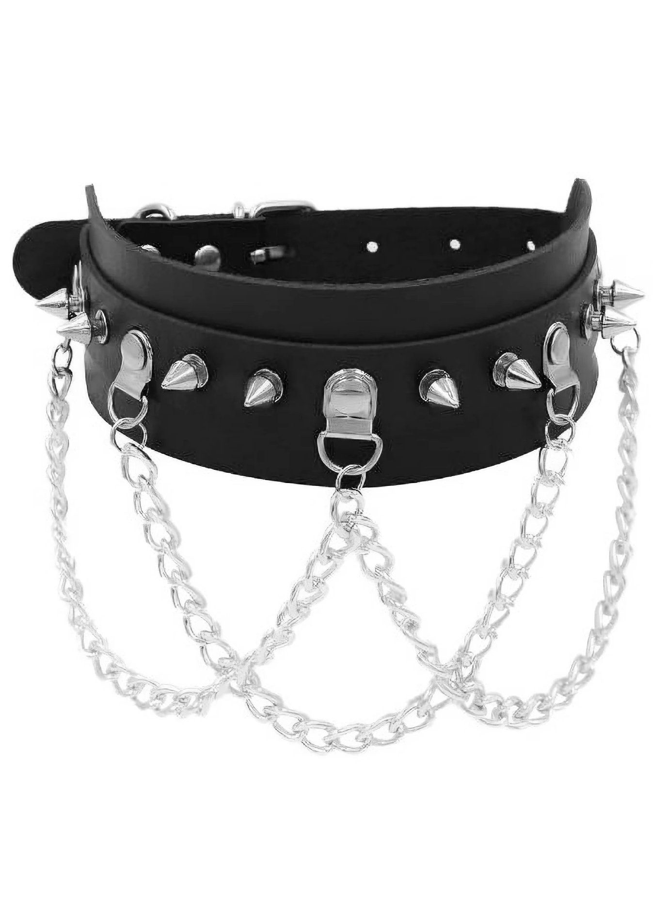 Metamorph Textilband Verstellbarere Halsschmuck Chain Choker