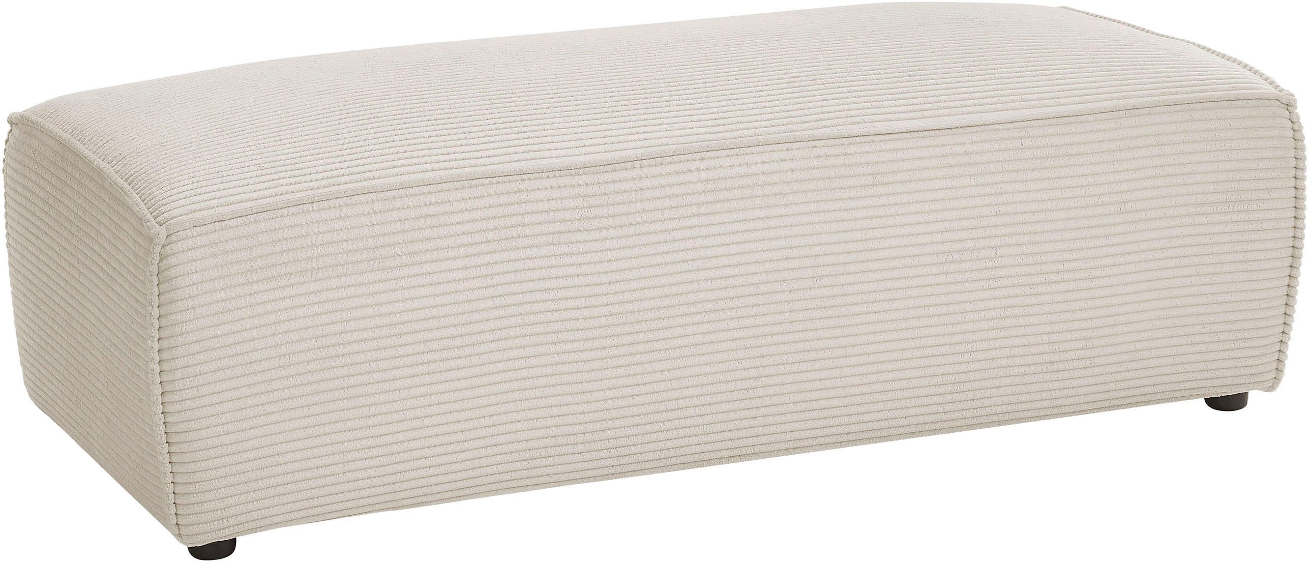 Home affaire Hocker NEU: SHERWOOD XXL, Polsterhocker, Cord, Webstoff, recht günstig online kaufen